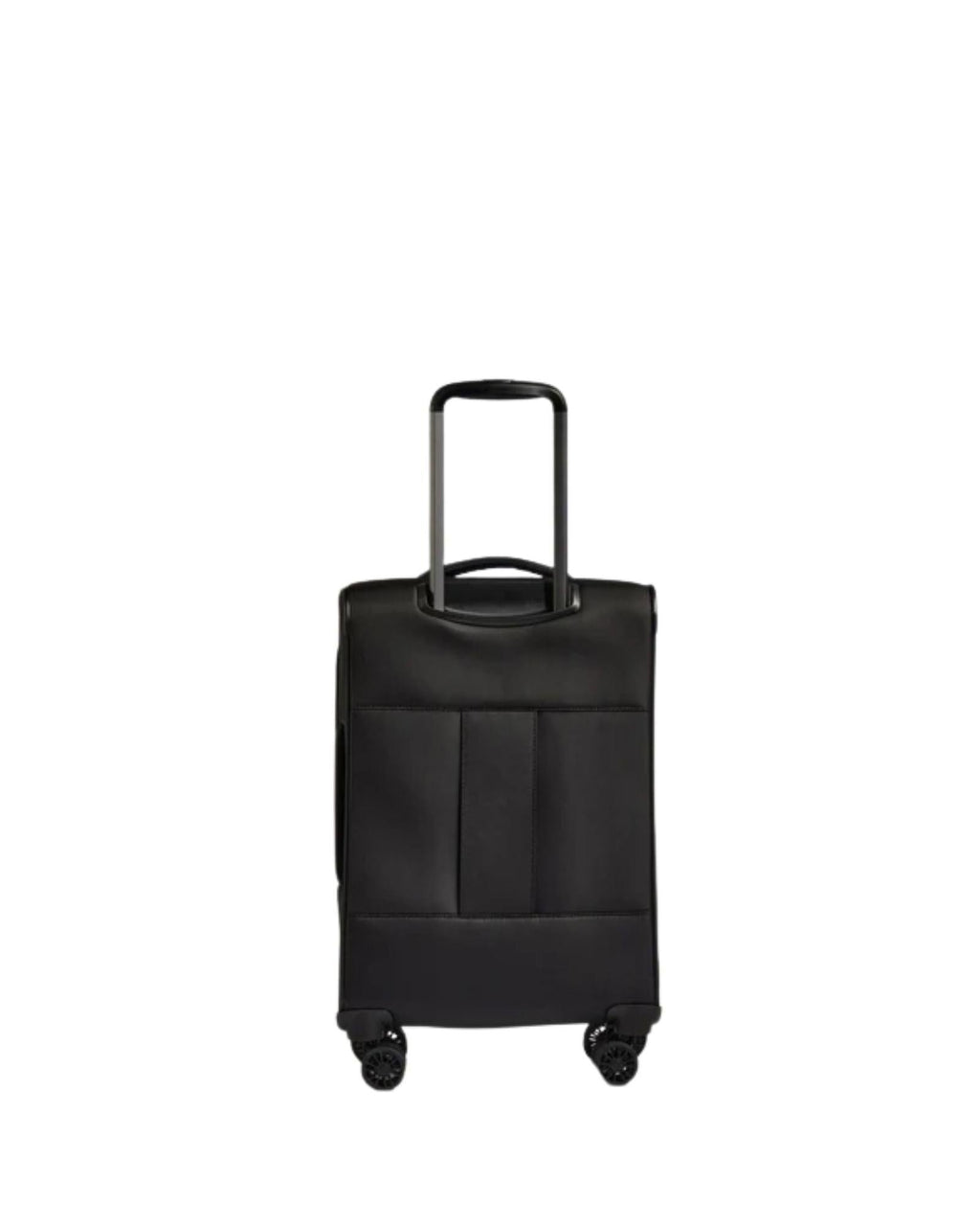 Antler Soft Stripe 2.0 Expandable Softside Carry-On Spinner Suitcase - 55cm - Black Back Image 3