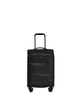 Antler Soft Stripe 2.0 Expandable Softside Carry-On Spinner Suitcase - 55cm - Black Front Image 1