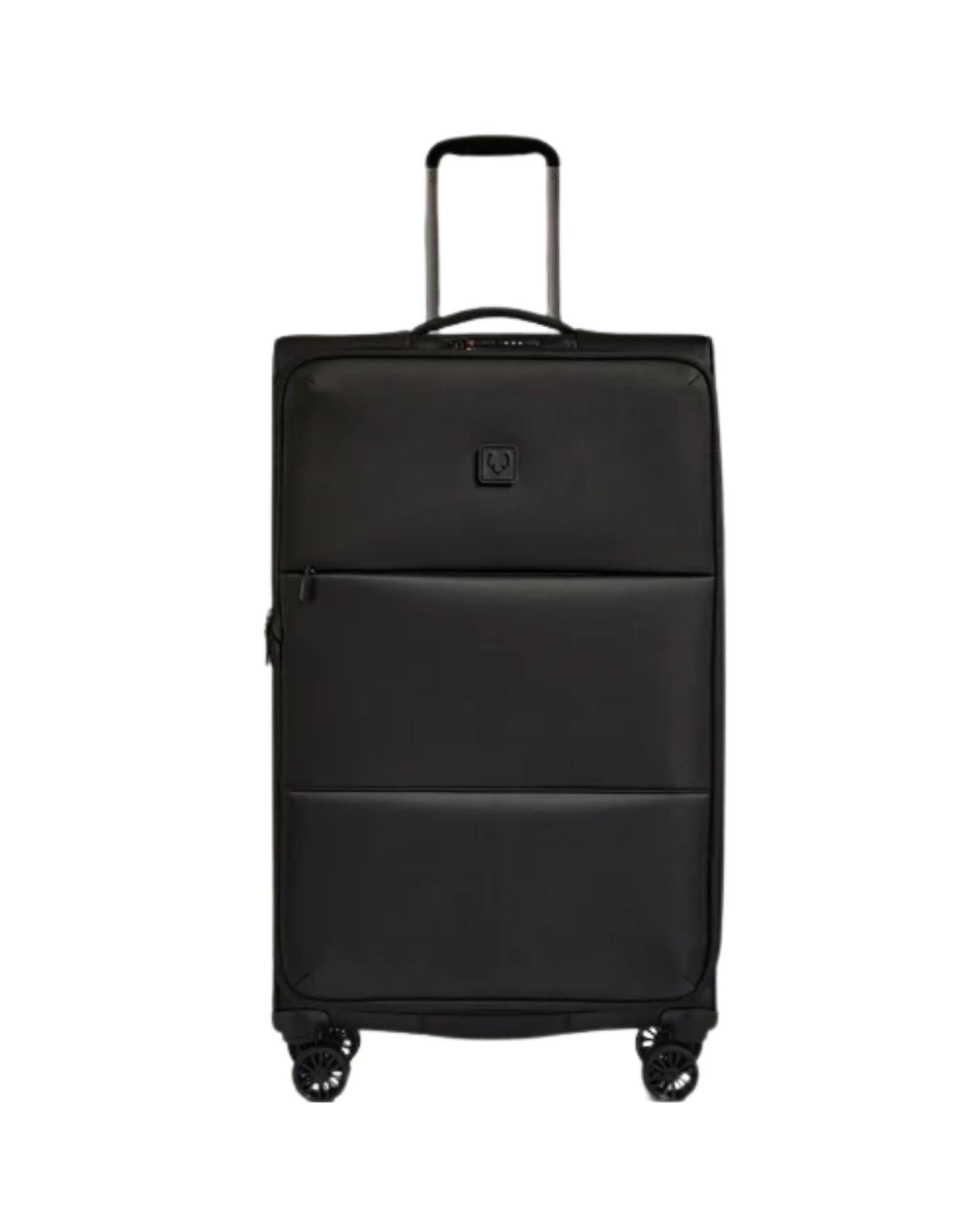 Antler Soft Stripe Expandable softside 3-Piece Spinner Luggage Set - Black