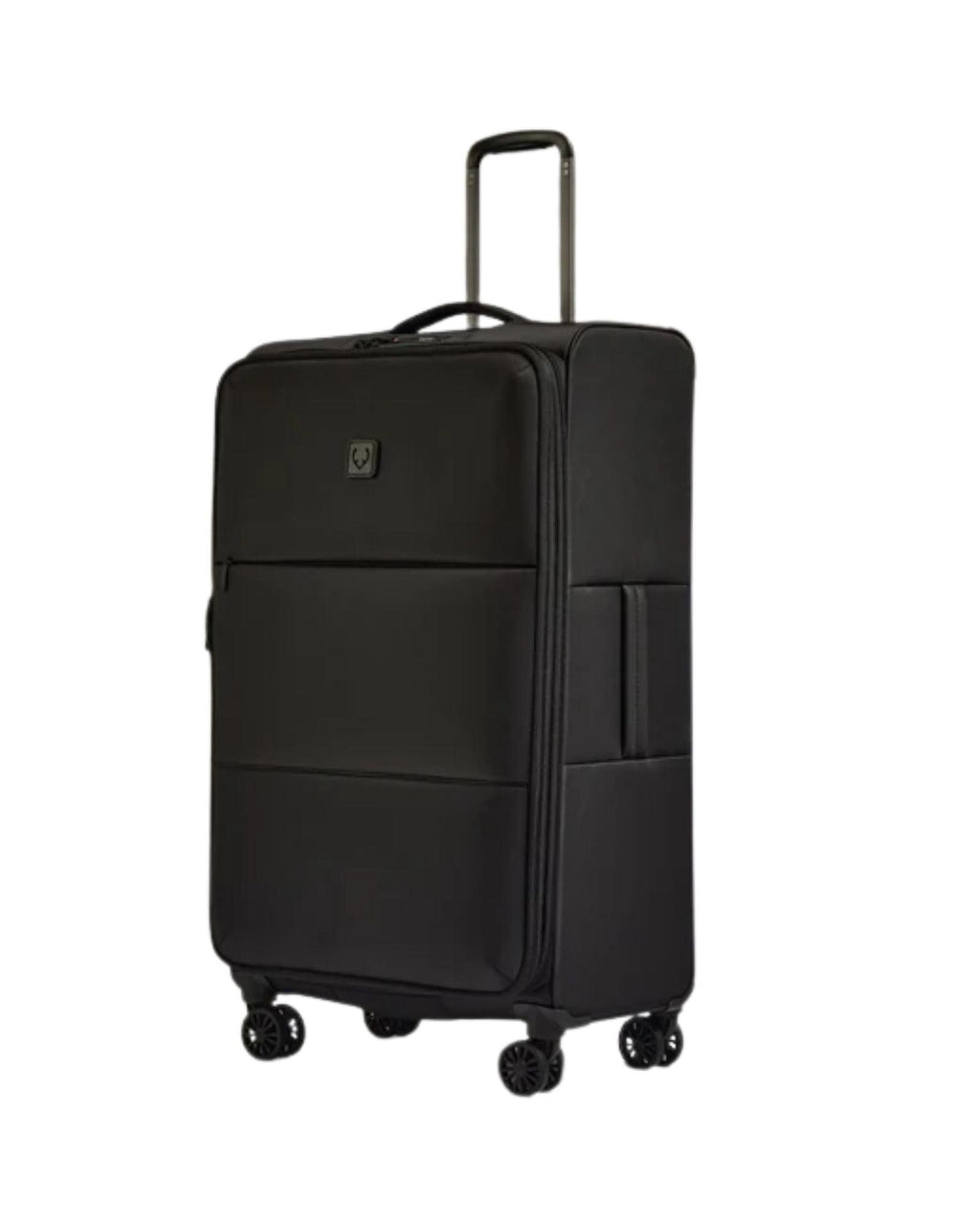 Antler Soft Stripe Expandable softside 3-Piece Spinner Luggage Set - Black