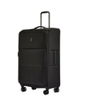 Antler Soft Stripe Expandable softside 3-Piece Spinner Luggage Set - Black