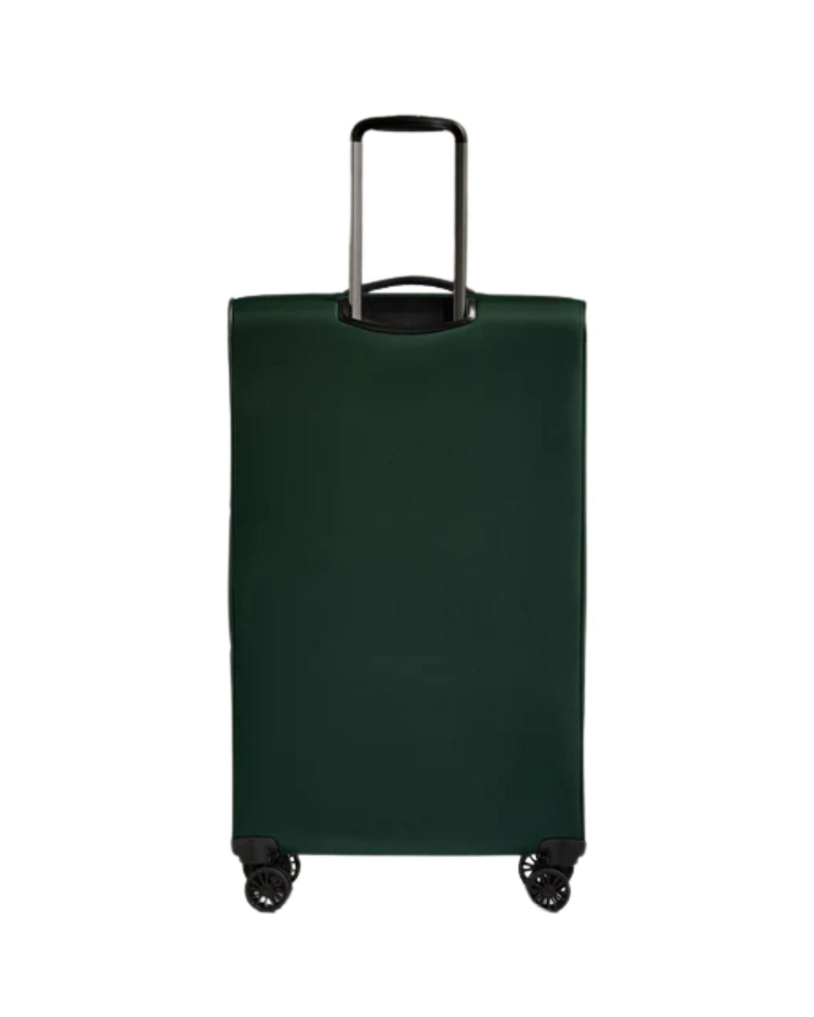 Antler Soft Stripe Expandable Softside 3-Piece Spinner Luggage Set - Green