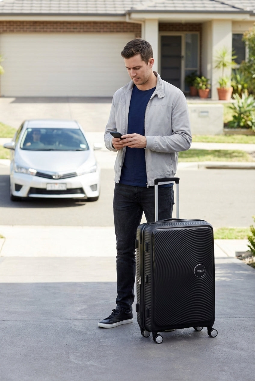 American Tourister Curio Book Opening Hardside Large Spinner Suitcase - 75cm - Black Image 8