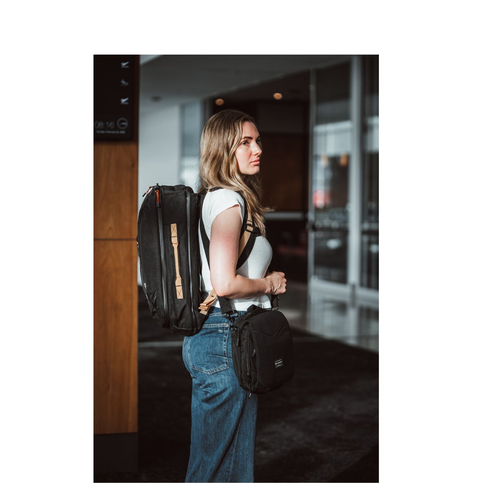 Caribee Atlas RPET Carry-On Backpack - 38L - Black