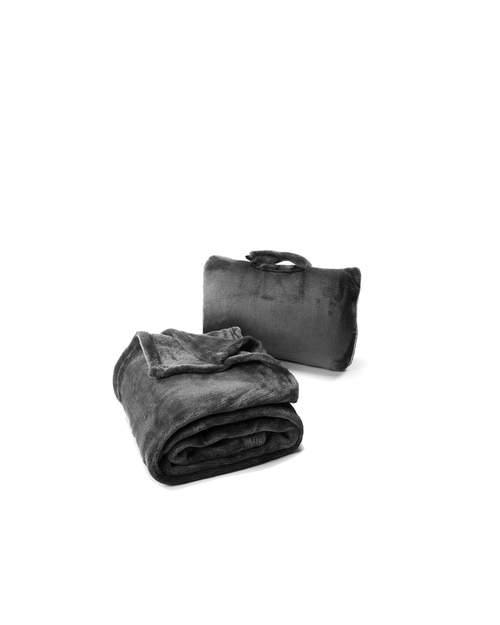 Cabeau Fold 'n Go Travel Blanket - Charcoal Image 1