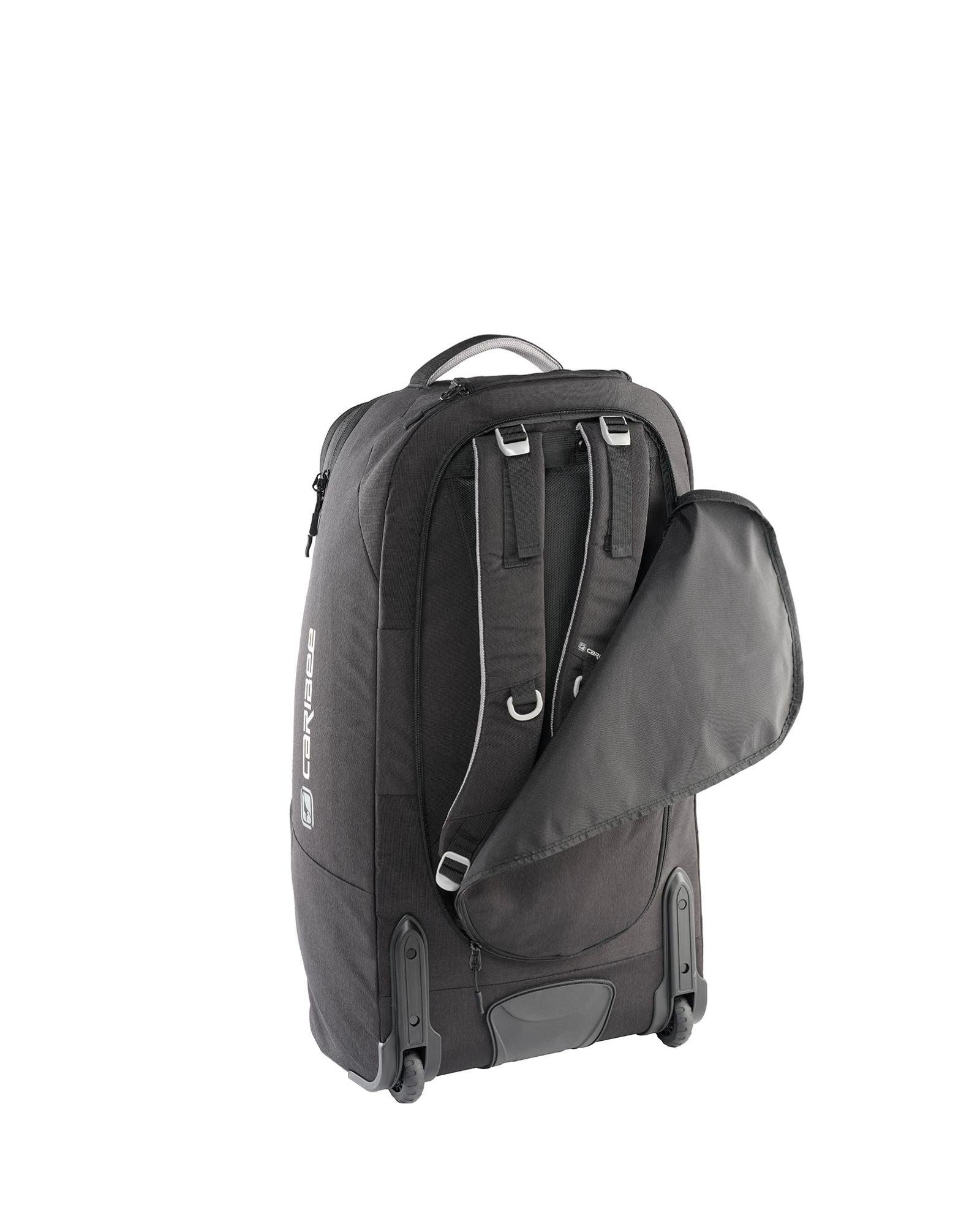 Caribee Adventure Hybrid Wheeled Backpack - 70L - Black