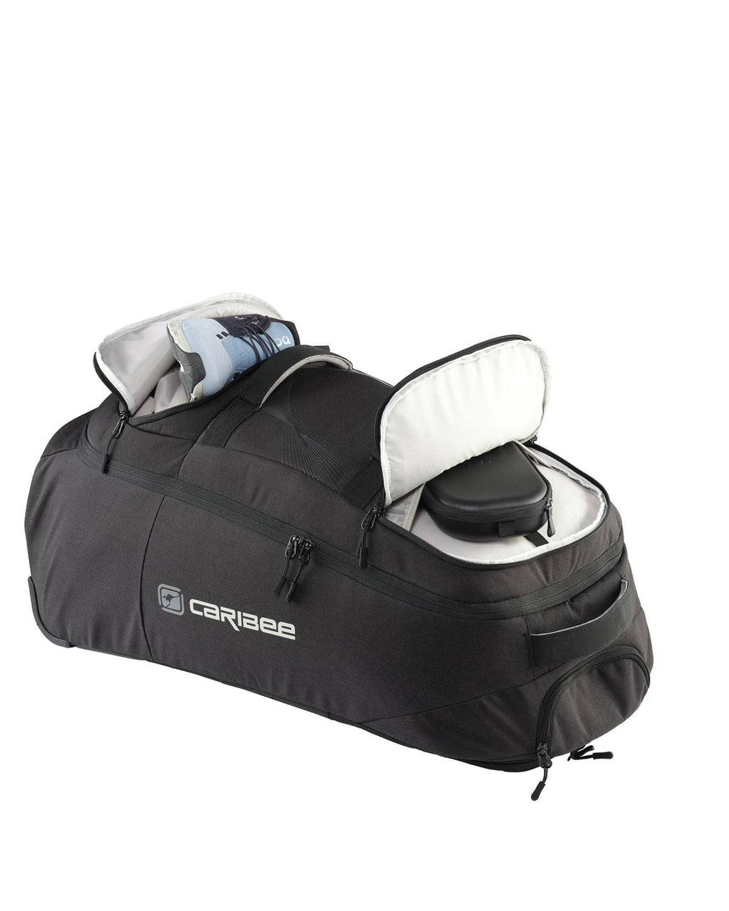 Caribee Adventure Hybrid Wheeled Backpack - 70L - Black
