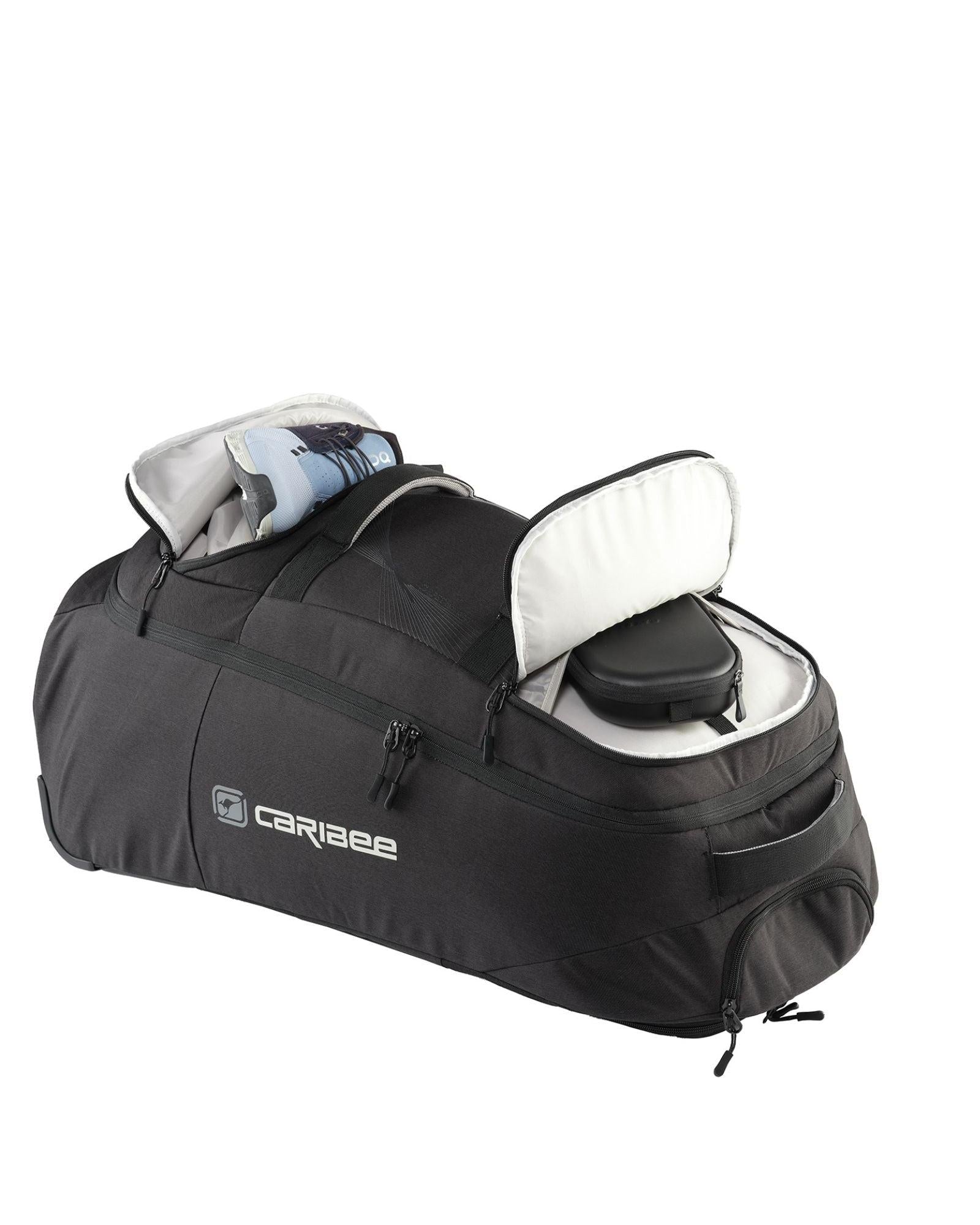 Caribee Adventure Hybrid Wheeled Backpack - 70L - Black