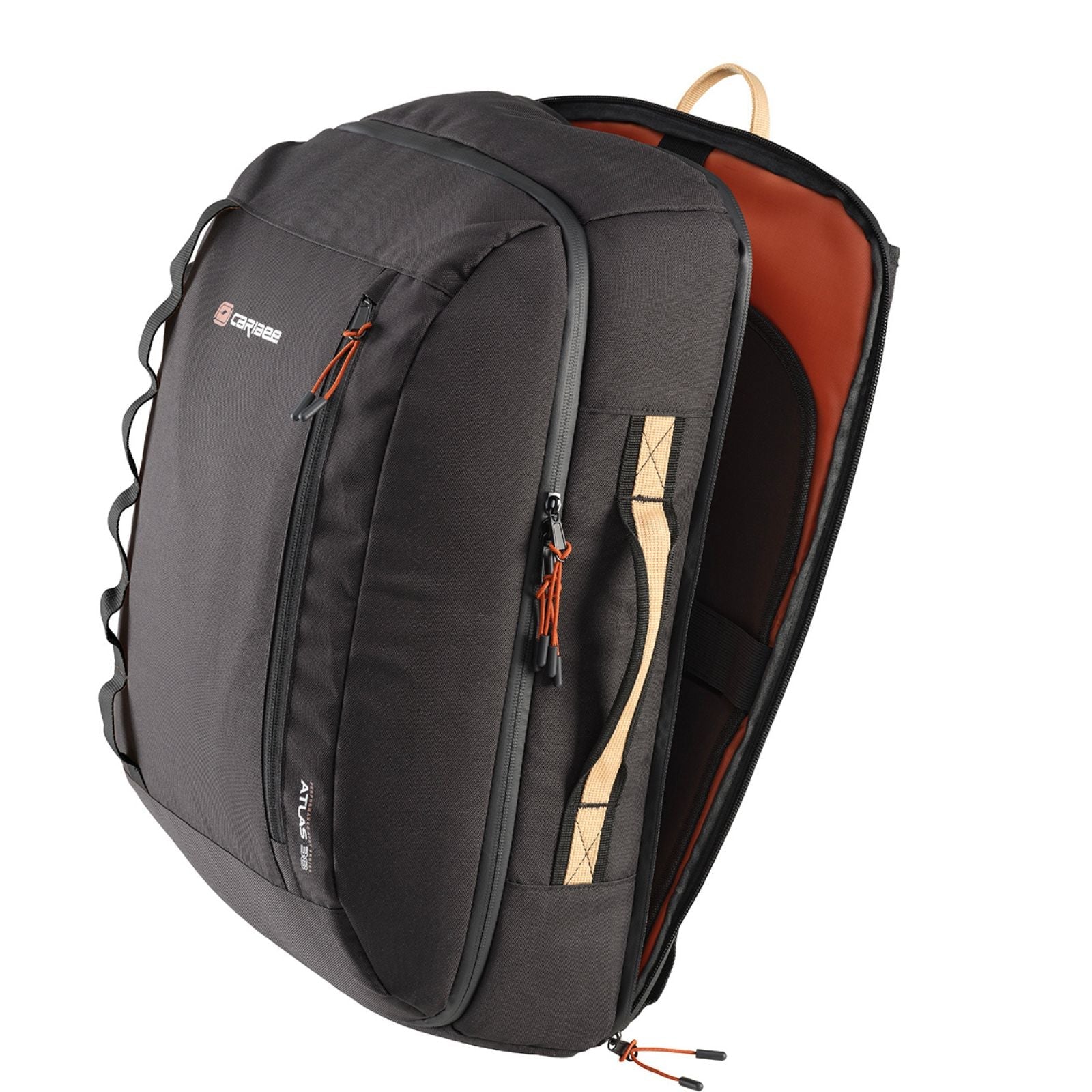 Caribee Atlas RPET Carry-On Backpack - 38L - Black