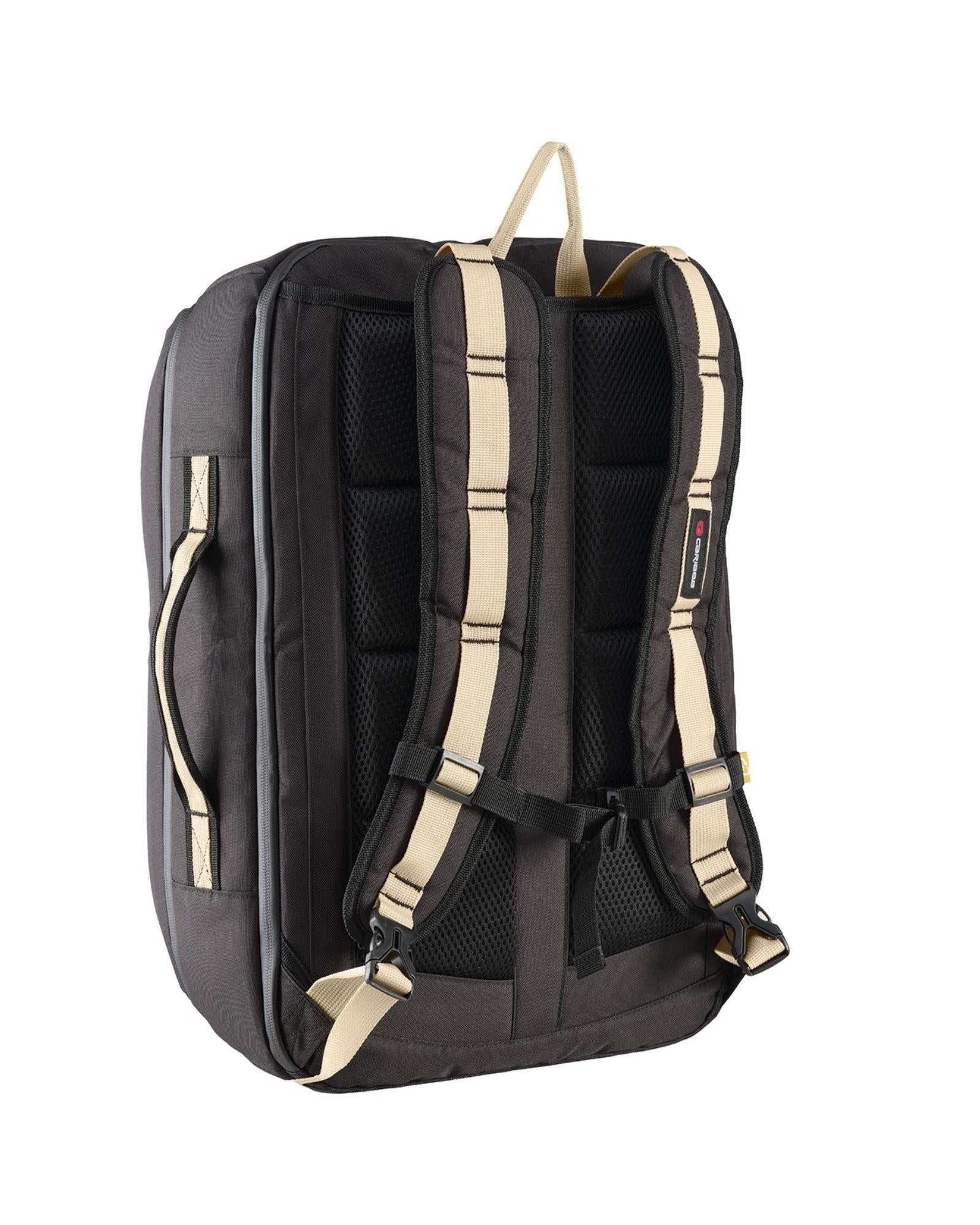 Caribee Atlas RPET Carry-On Backpack - 38L - Black Back Image 5