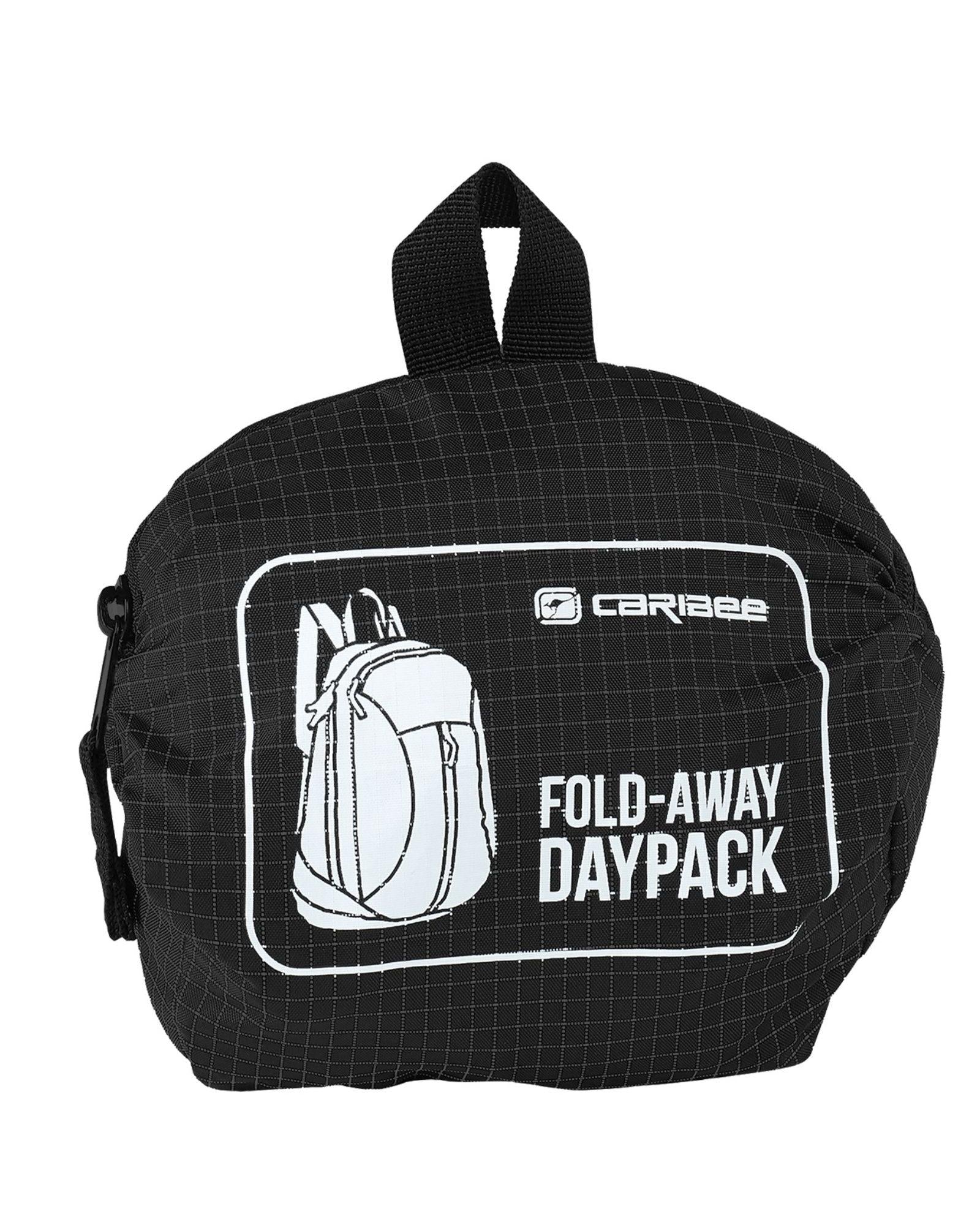 Caribee Foldaway Backpack - 20L - Black Image 2