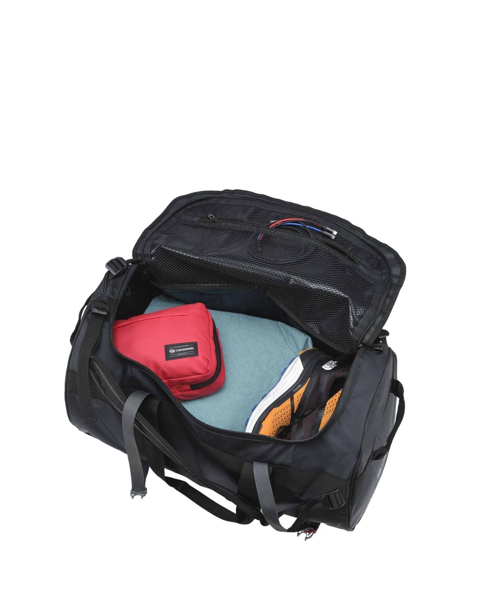 Caribee Kokoda Water Resistant Duffle Bag - 65L - Black