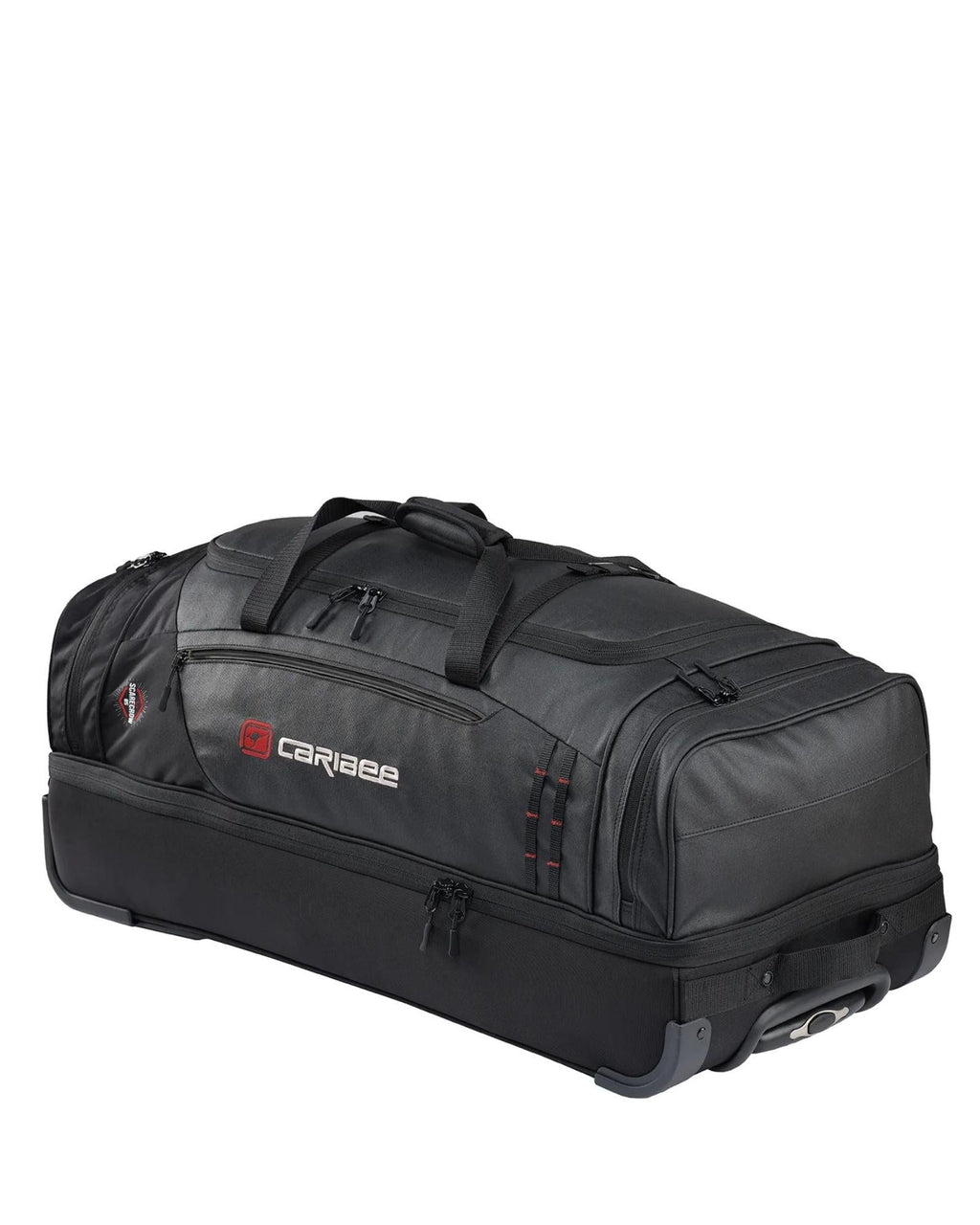 Caribee Scarecrow V2 Large Wheeled Duffle Bag - 100L - Black