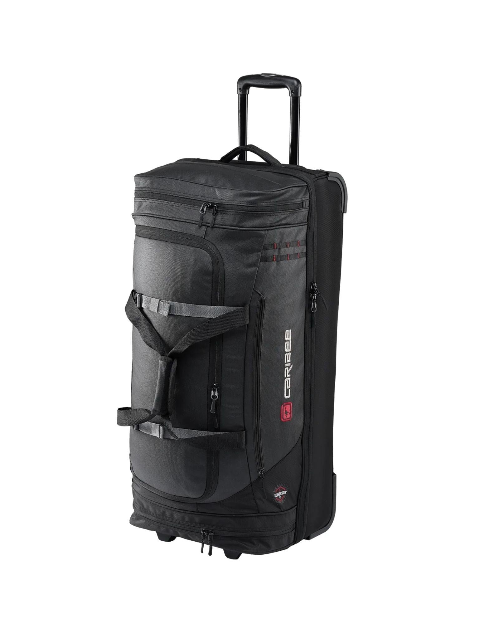 Caribee Scarecrow V2 Large Wheeled Duffle Bag - 100L - Black
