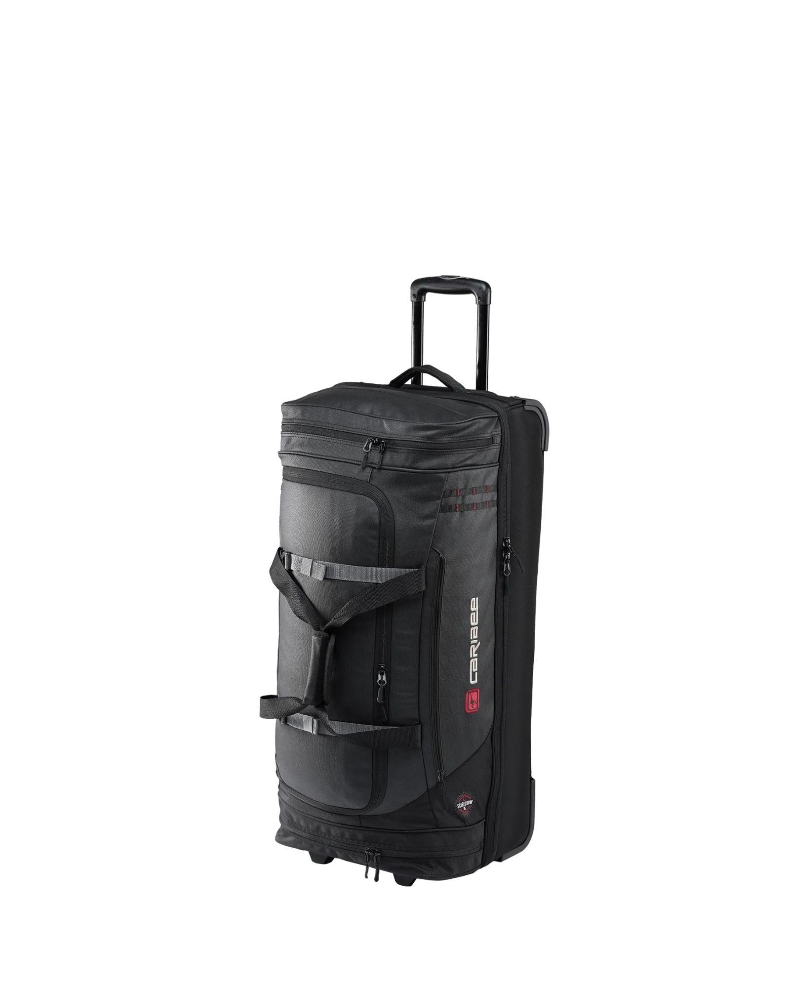 Caribee Scarecrow V2 Medium Wheeled Duffle Bag - 75L - Black