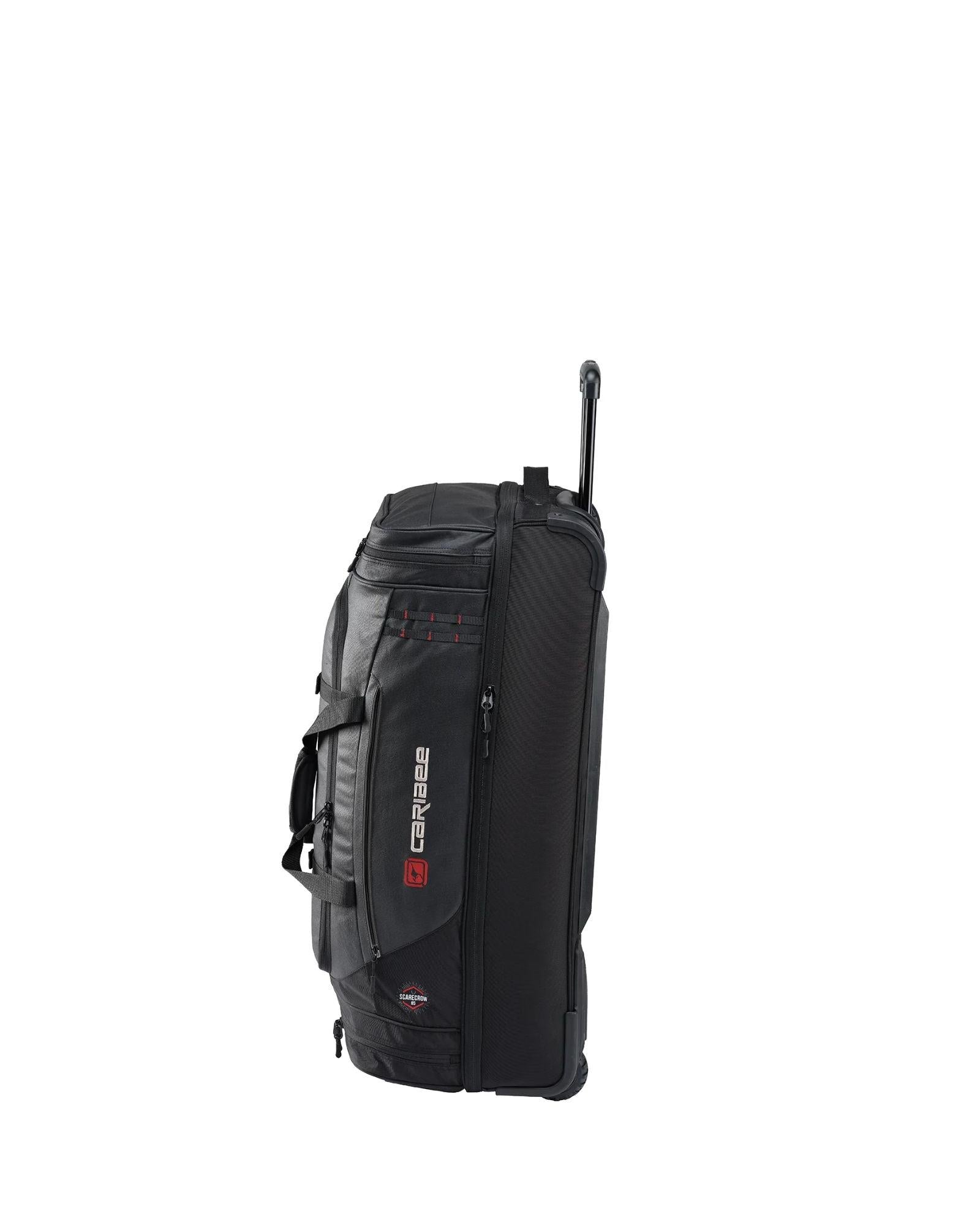 Caribee Scarecrow V2 Medium Wheeled Duffle Bag - 75L - Black