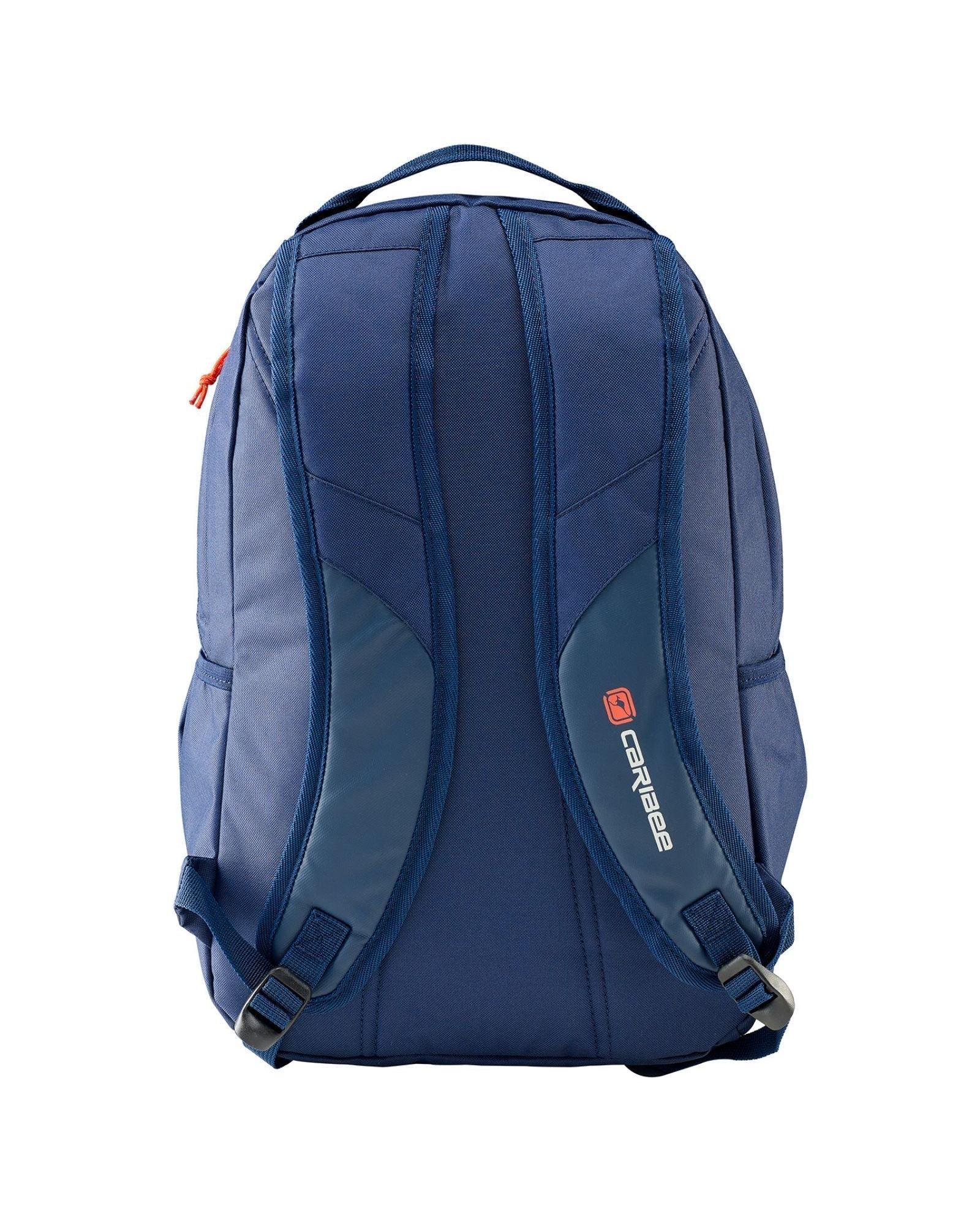 Caribee Sierra Backpack - 20L - Navy Red Back Image 2