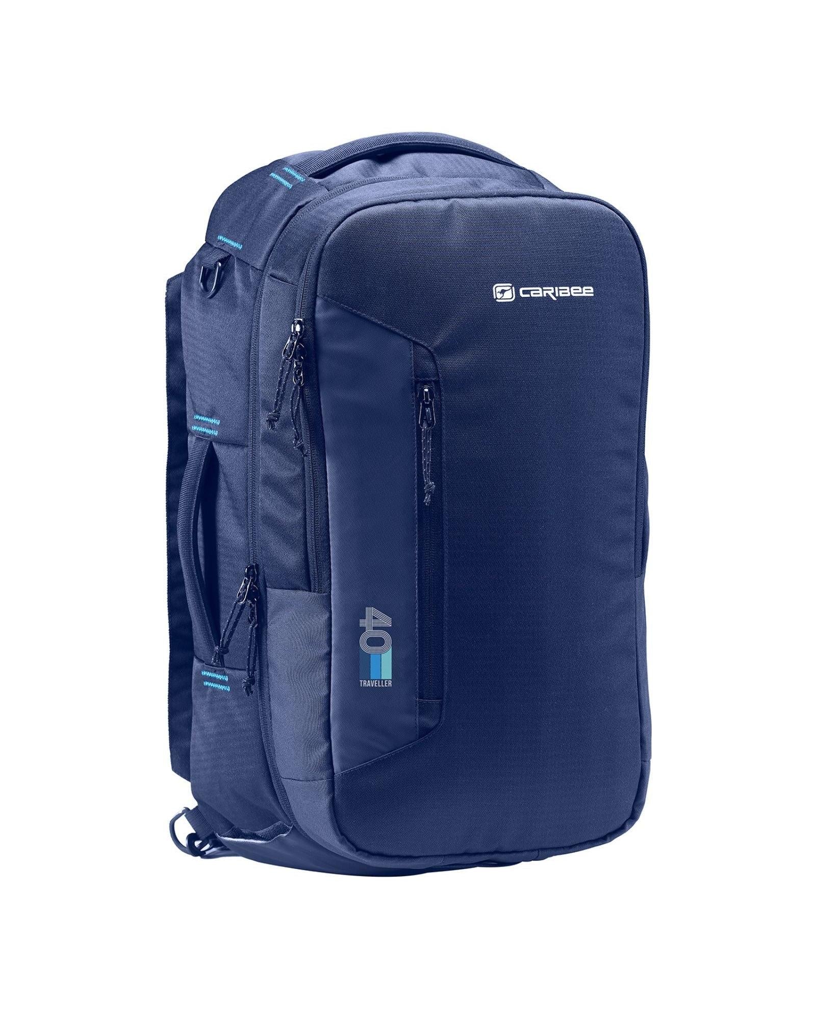 Caribee Traveller Carry-On Backpack Duffle - 40L - Navy