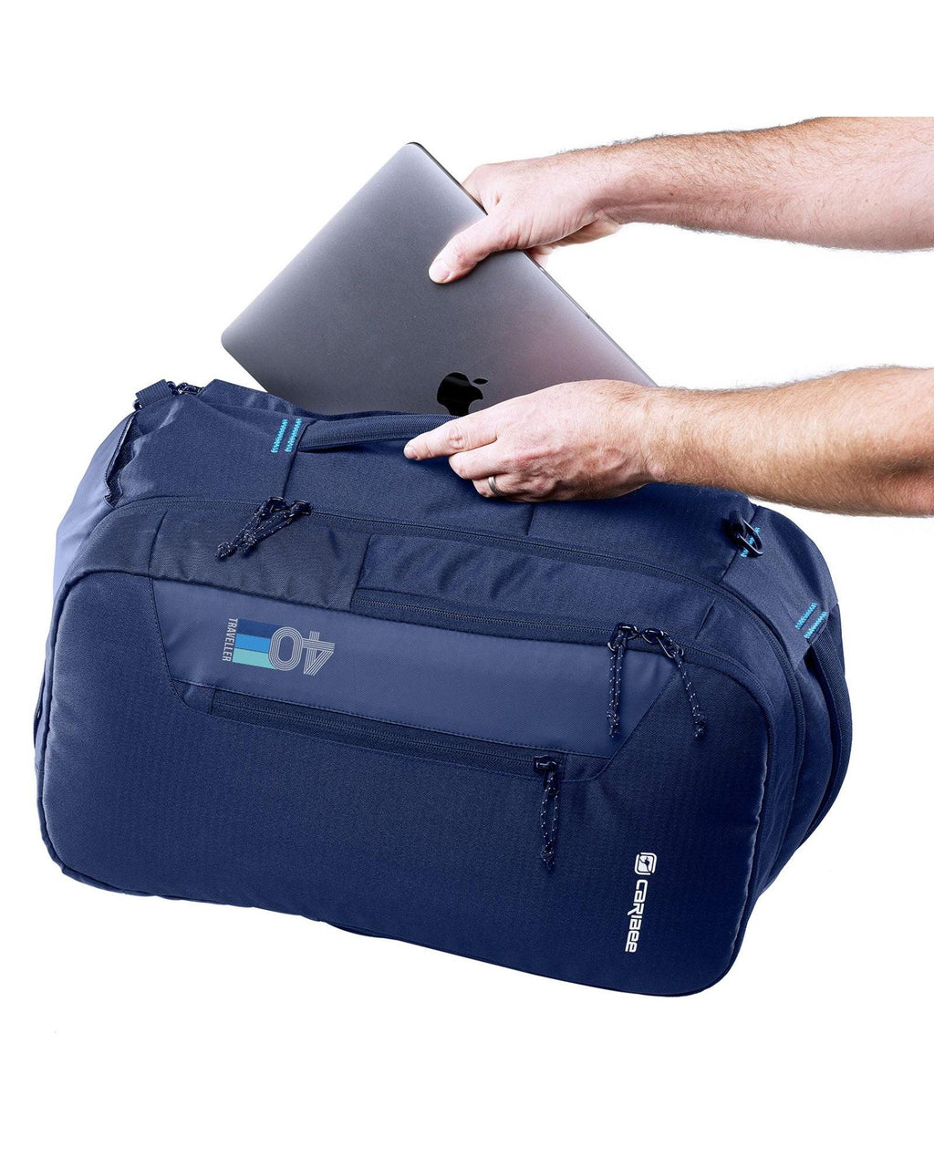 Caribee Traveller Carry-On Backpack Duffle - 40L - Navy