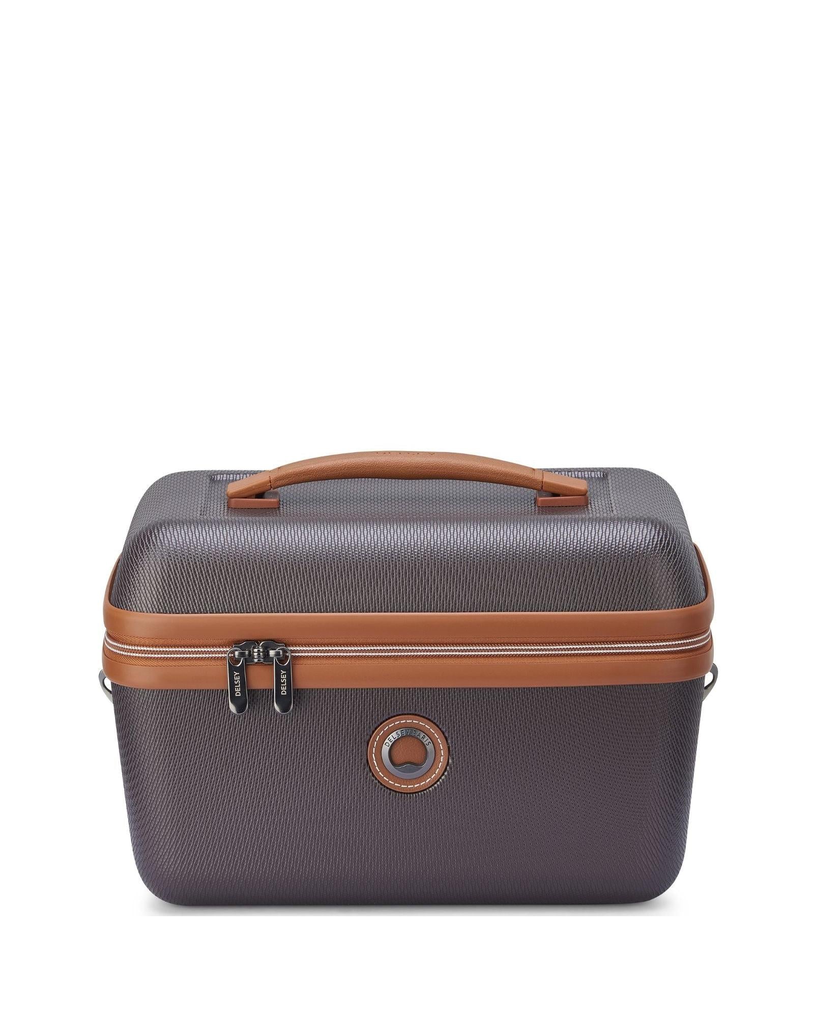 Delsey Chatelet Air 2.0 Hardside Beauty Case - 15L - Chocolate Front Image 2