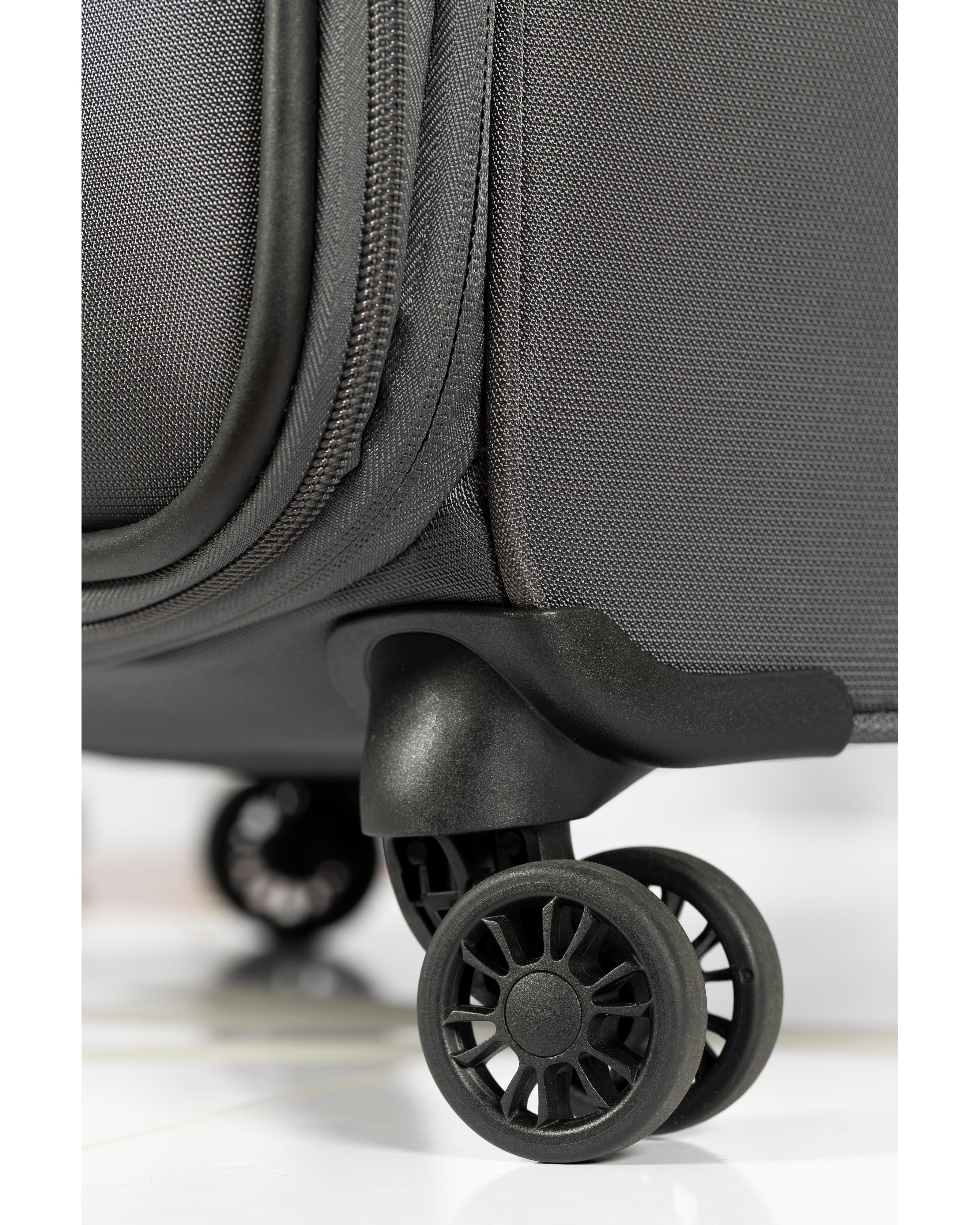Delphin Caspian 2 Softside Carry-On Spinner Suitcase - 56cm - Grey Image 10