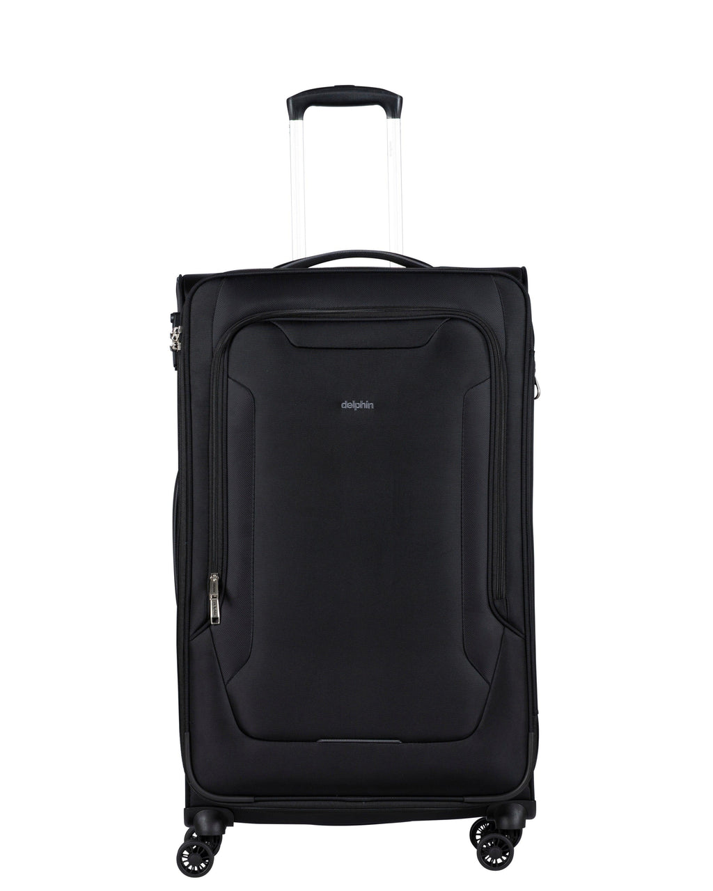 Delphin Caspian 2 Softside Large Spinner Suitcase - 83cm - Black