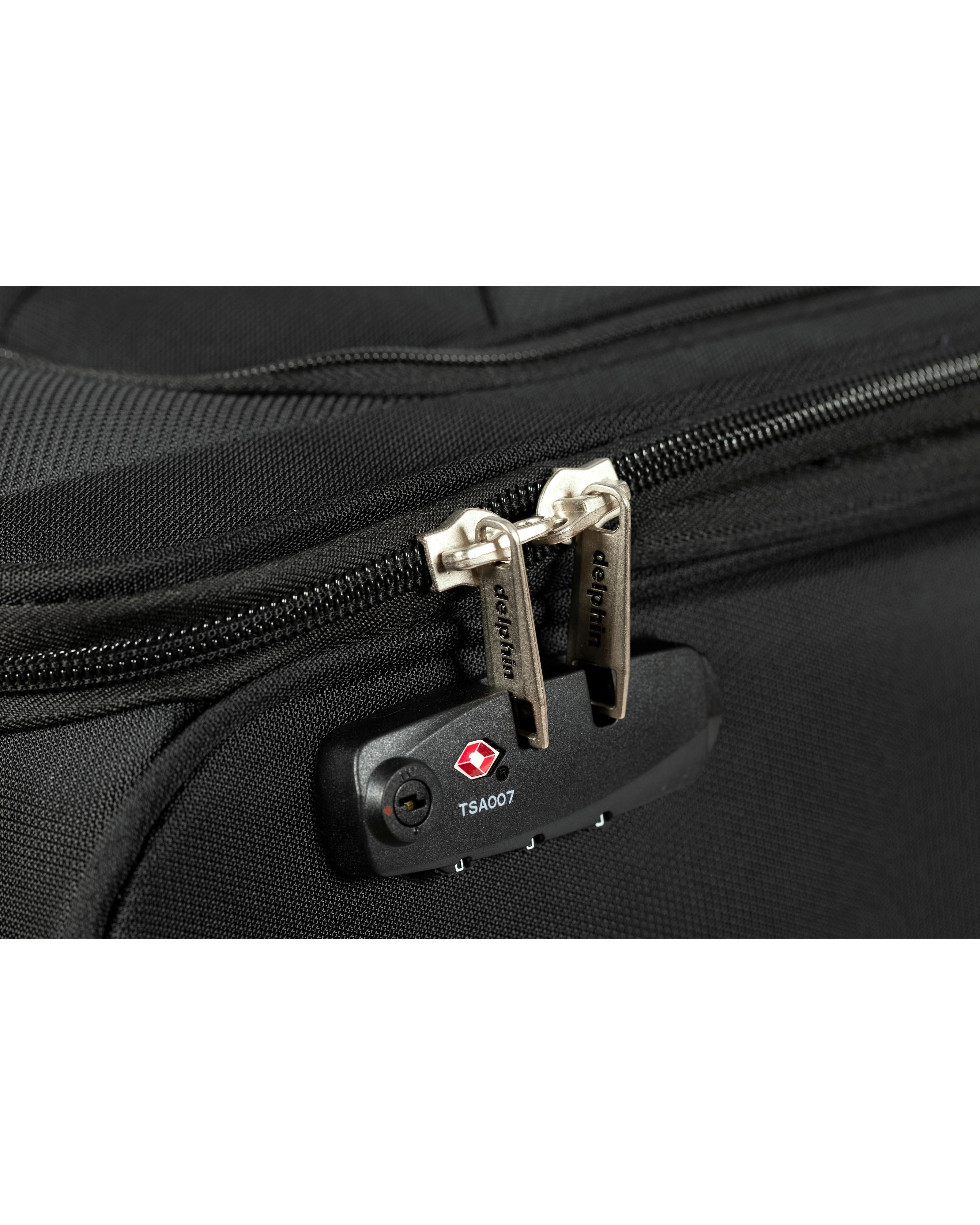 Delphin Caspian 2 Softside Medium Spinner Suitcase - 73cm - Black