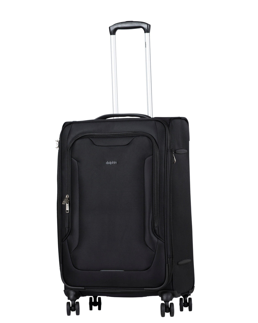 Delphin Caspian 2 Softside Medium Spinner Suitcase - 73cm - Black