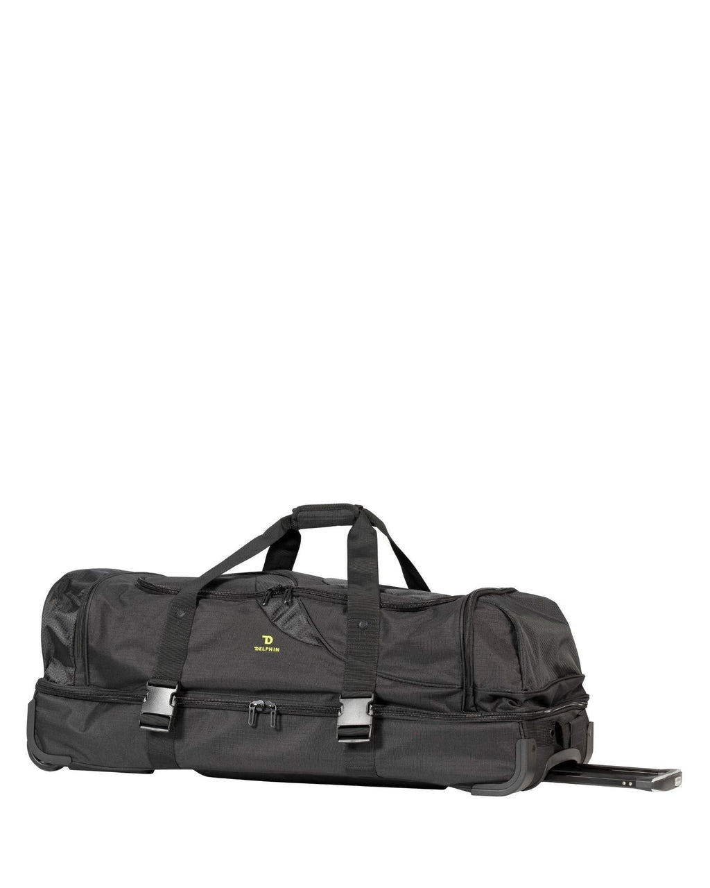 Delphin Corfu 2 Medium Wheeled Duffle Bag - 80L - Black