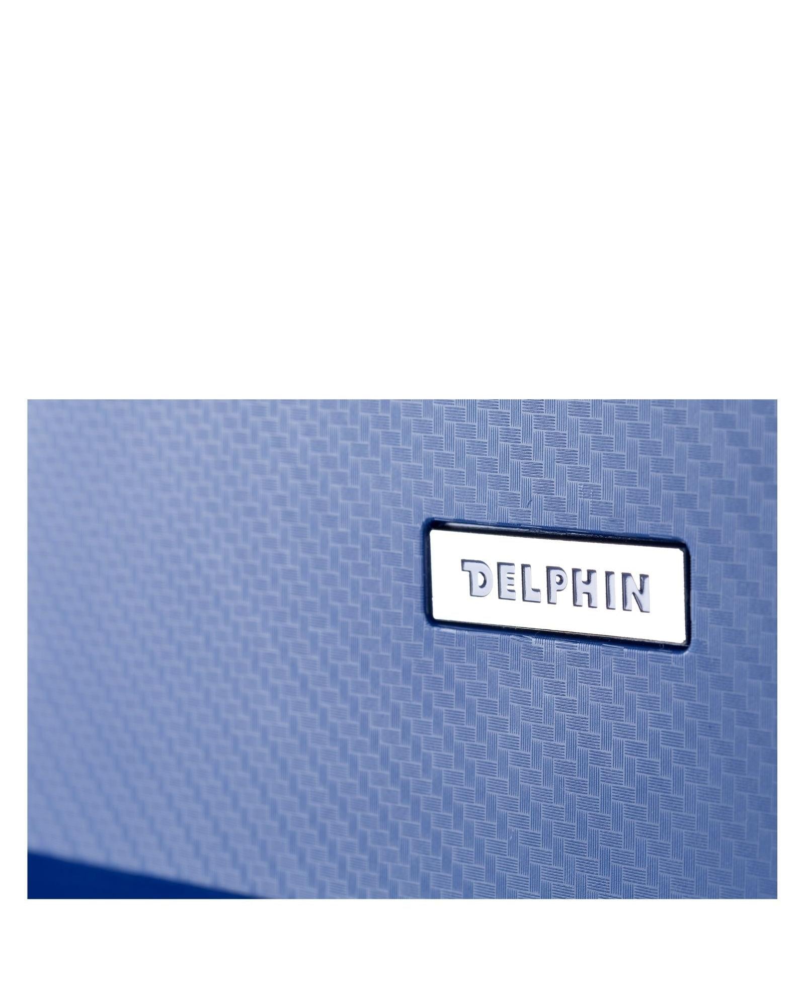 Delphin Verona Hardside 2-Piece Spinner Luggage Set - Large & Medium - Blue Image 10