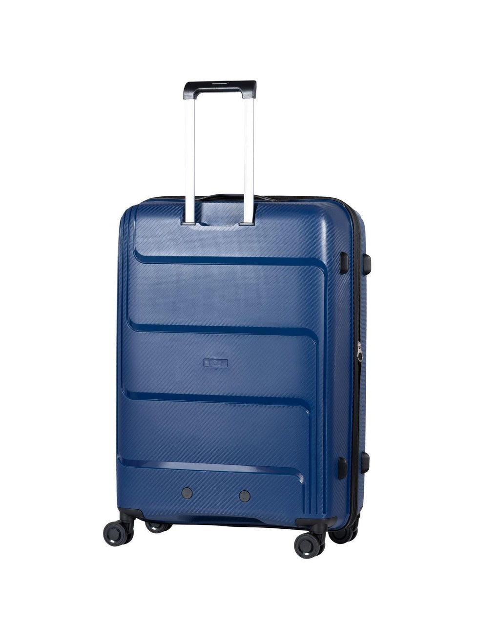 Delphin Verona Hardside 2-Piece Spinner Luggage Set - Large & Medium - Blue Back Right Image 5
