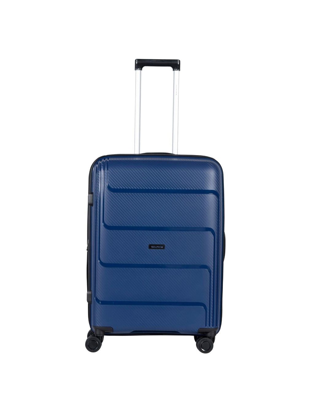 Delphin Verona Hardside 2-Piece Spinner Luggage Set - Medium & Carry-On - Blue Front Image 3