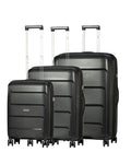 Delphin Verona Hardside 3-Piece Spinner Luggage Set - Black