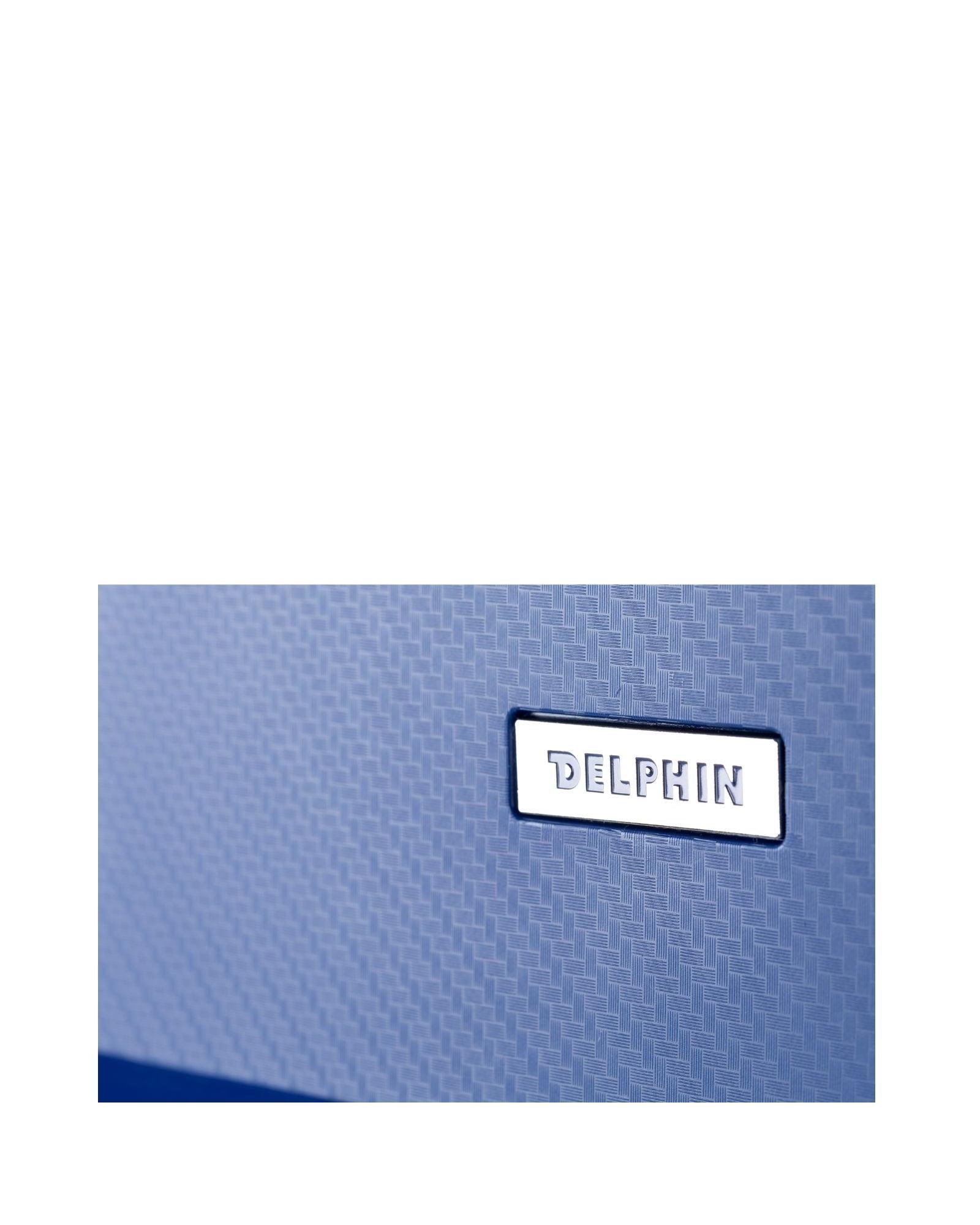 Delphin Verona Hardside Carry-On Spinner Suitcase - 55cm - Blue Image 9