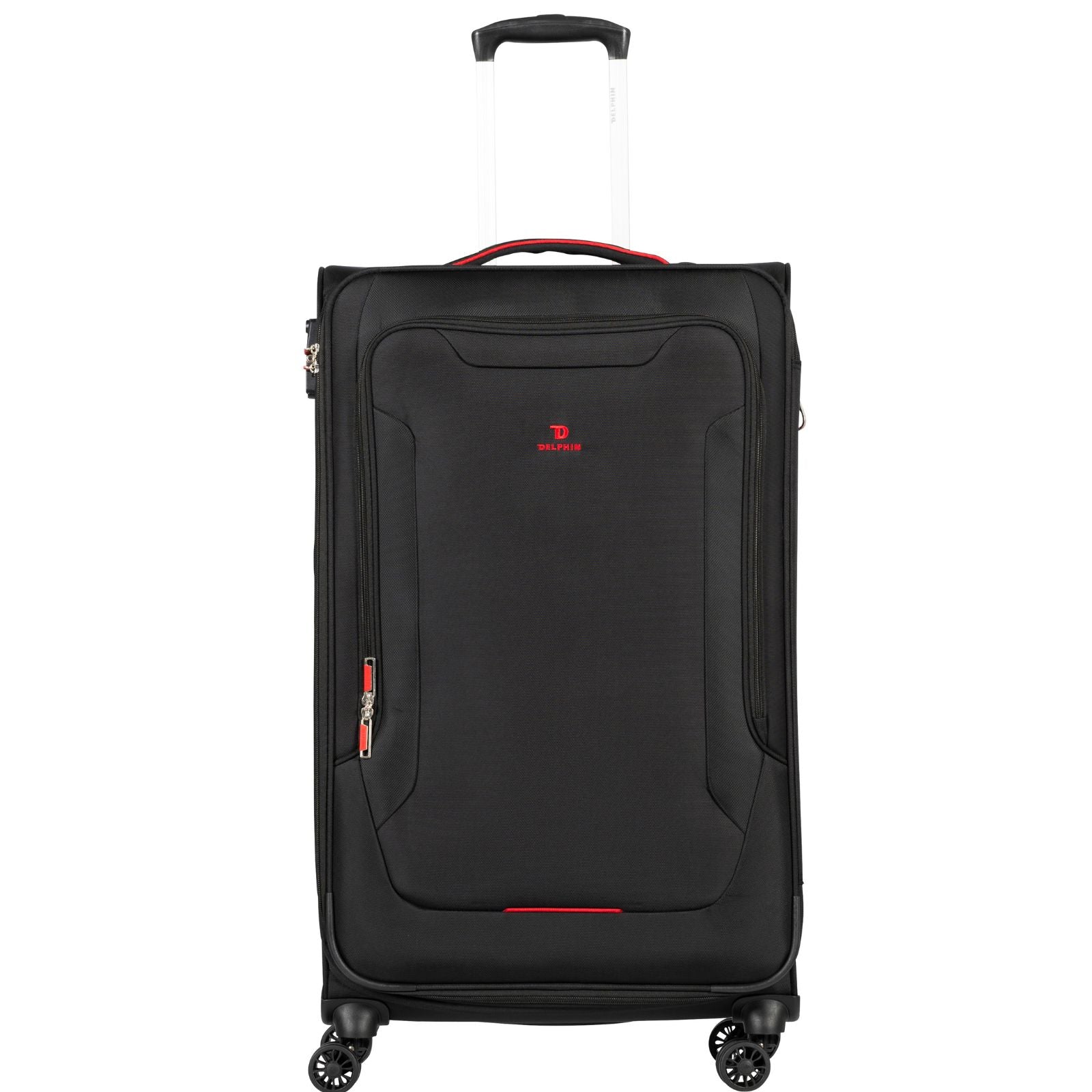 Delphin Caspian 2 Softside Large Spinner Suitcase - 83cm - Black