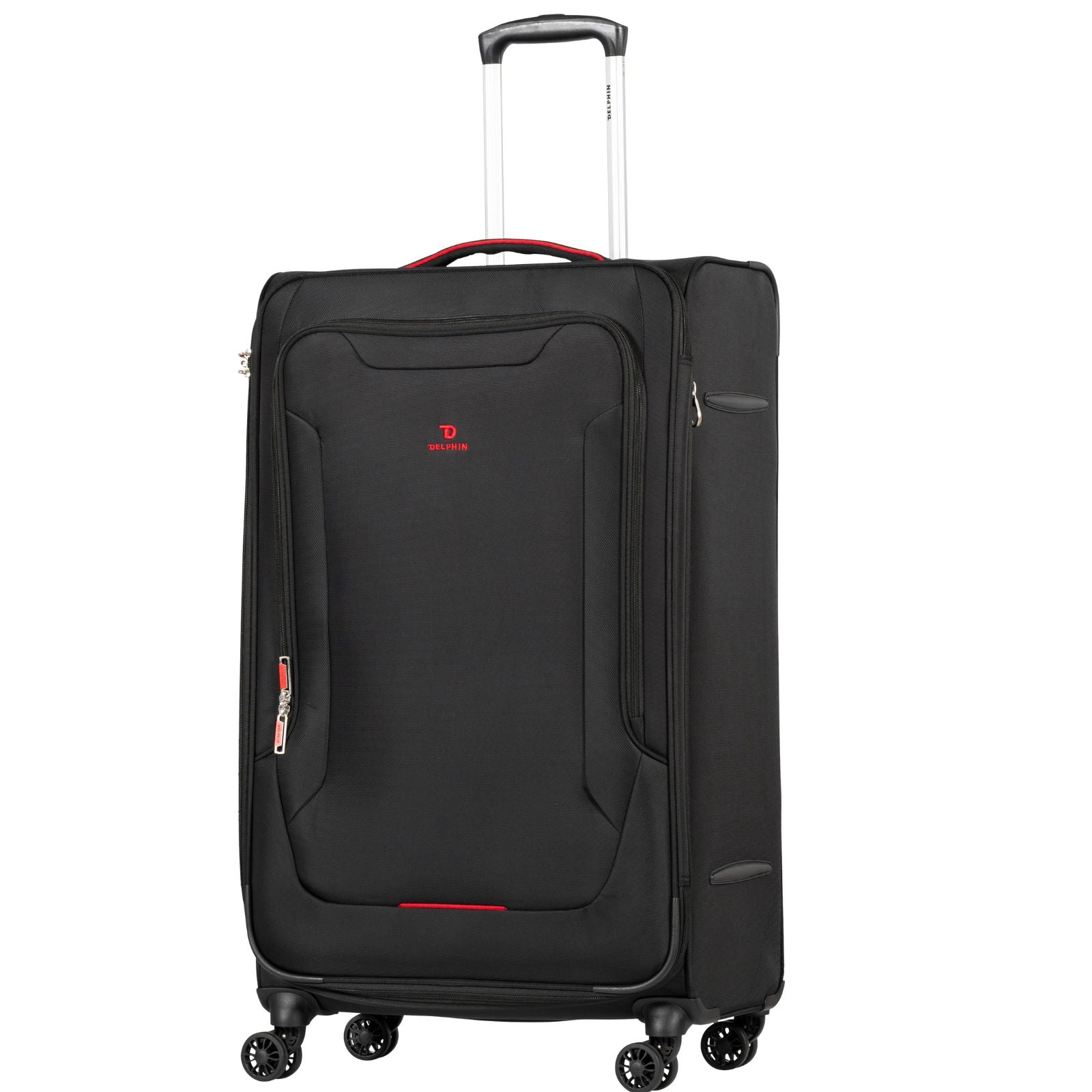Delphin Caspian 2 Softside Large Spinner Suitcase - 83cm - Black