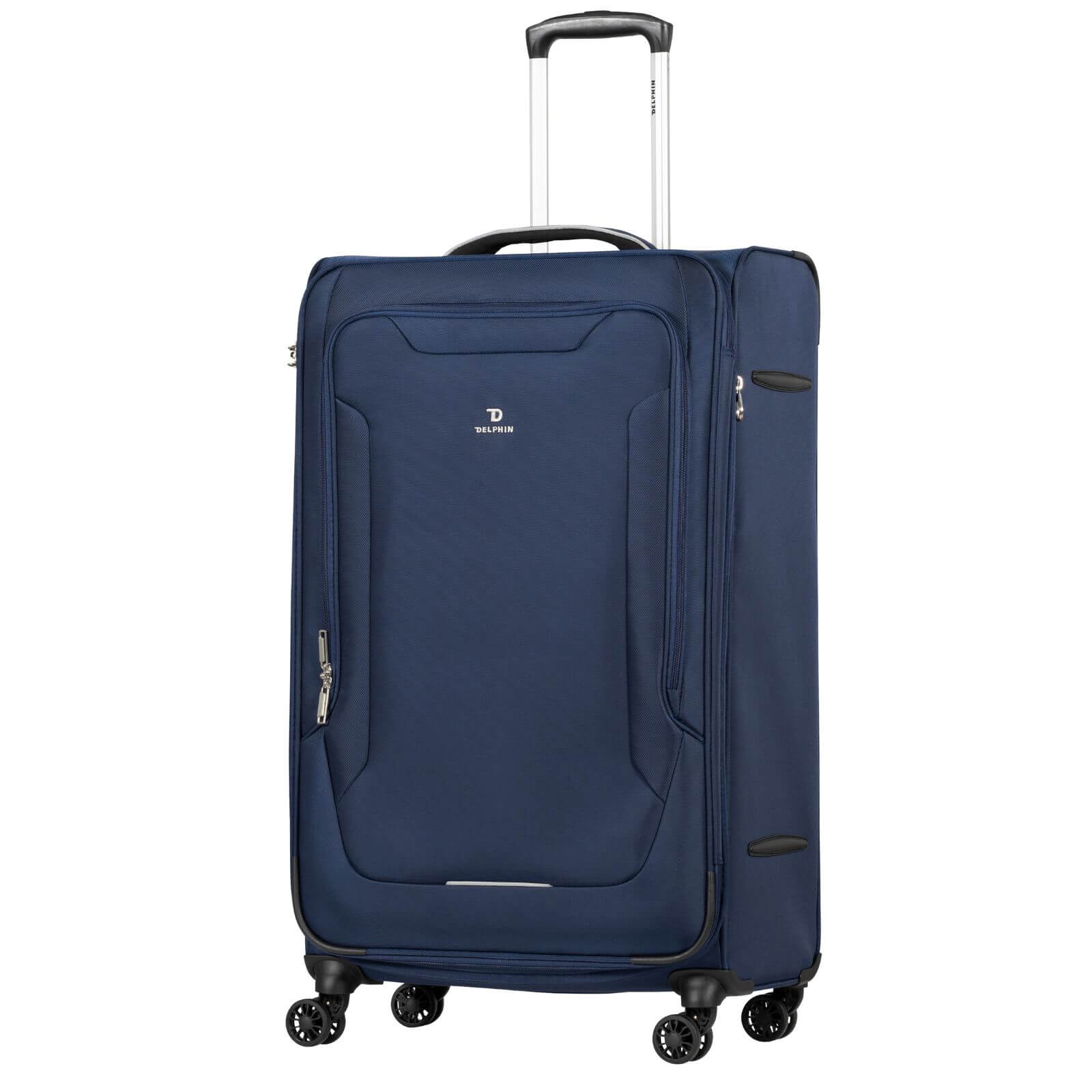 Delphin Caspian 2 Softside Large Spinner Suitcase - 83cm - Navy