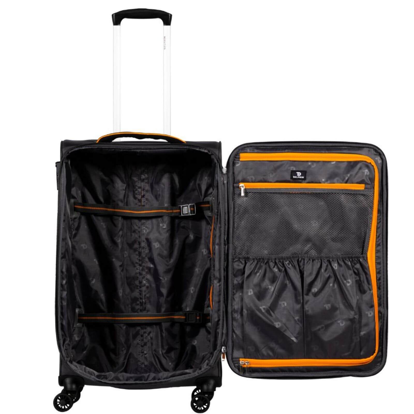 Delphin Caspian 2 Softside Medium Spinner Suitcase - 73cm - Grey