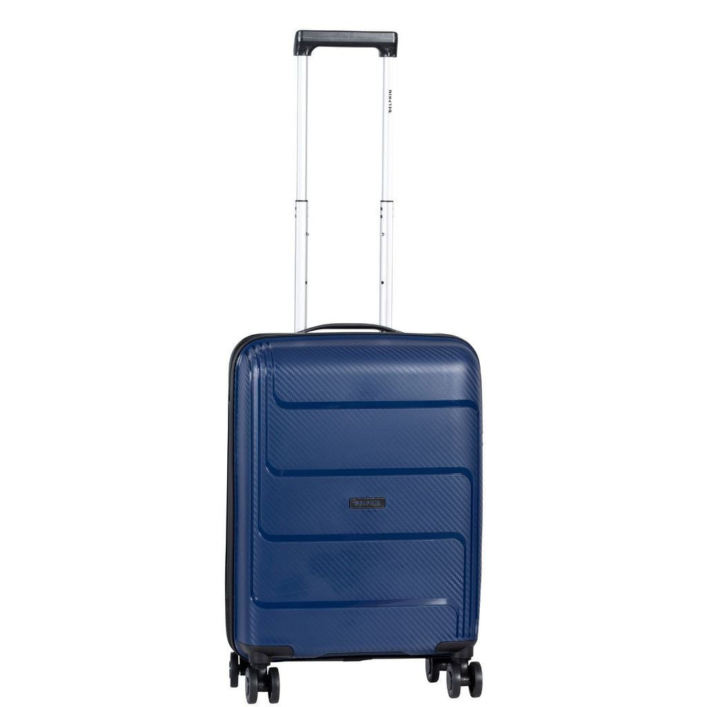 Delphin Verona Hardside Carry-On Spinner Suitcase - 55cm - Blue