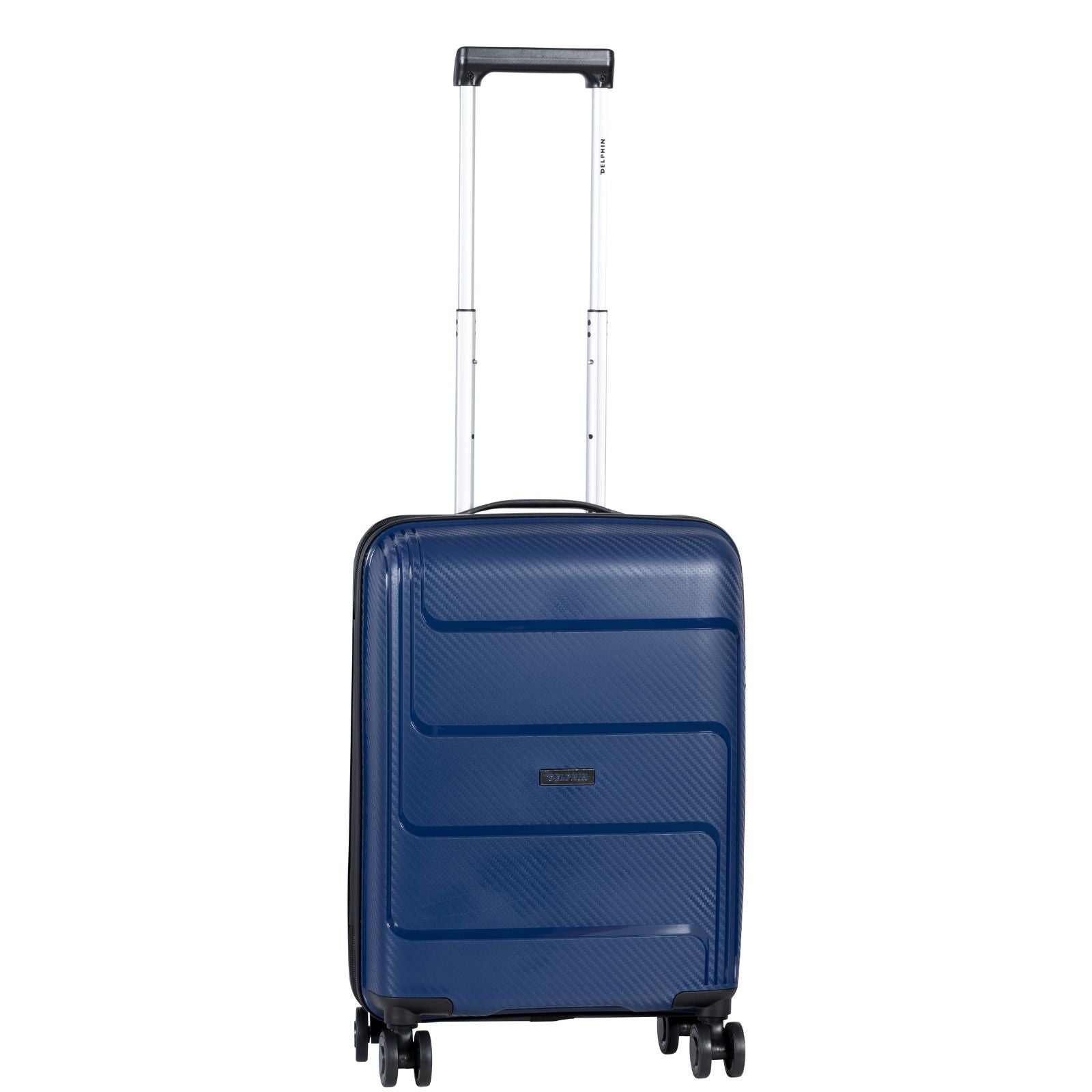 Delphin Verona Hardside 2-Piece Spinner Luggage Set - Medium & Carry-On - Blue