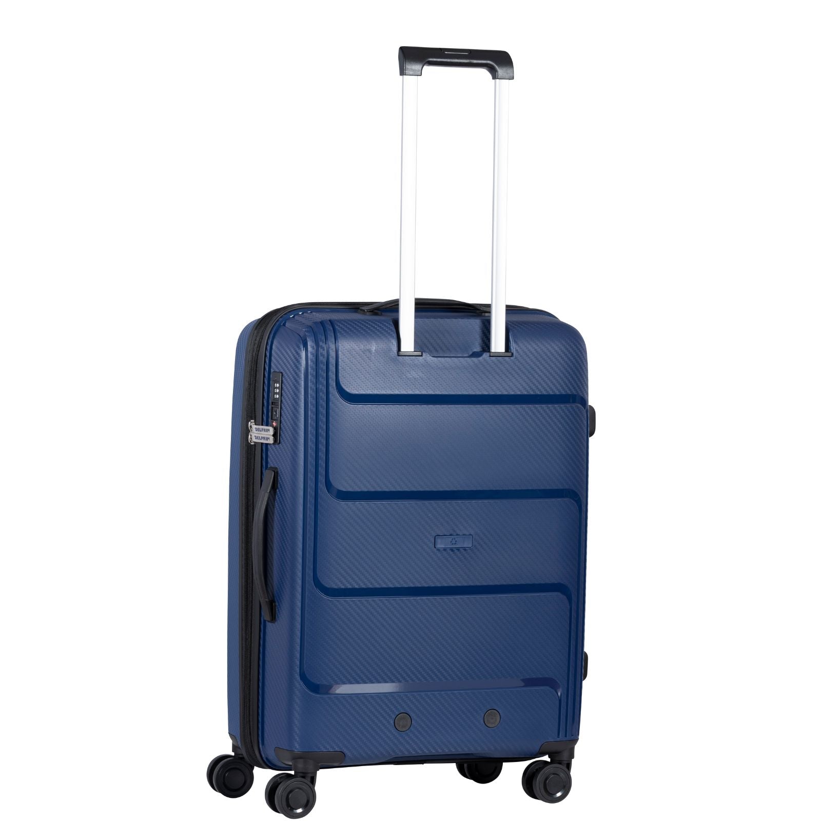 Delphin Verona Hardside 2-Piece Spinner Luggage Set - Medium & Carry-On - Blue