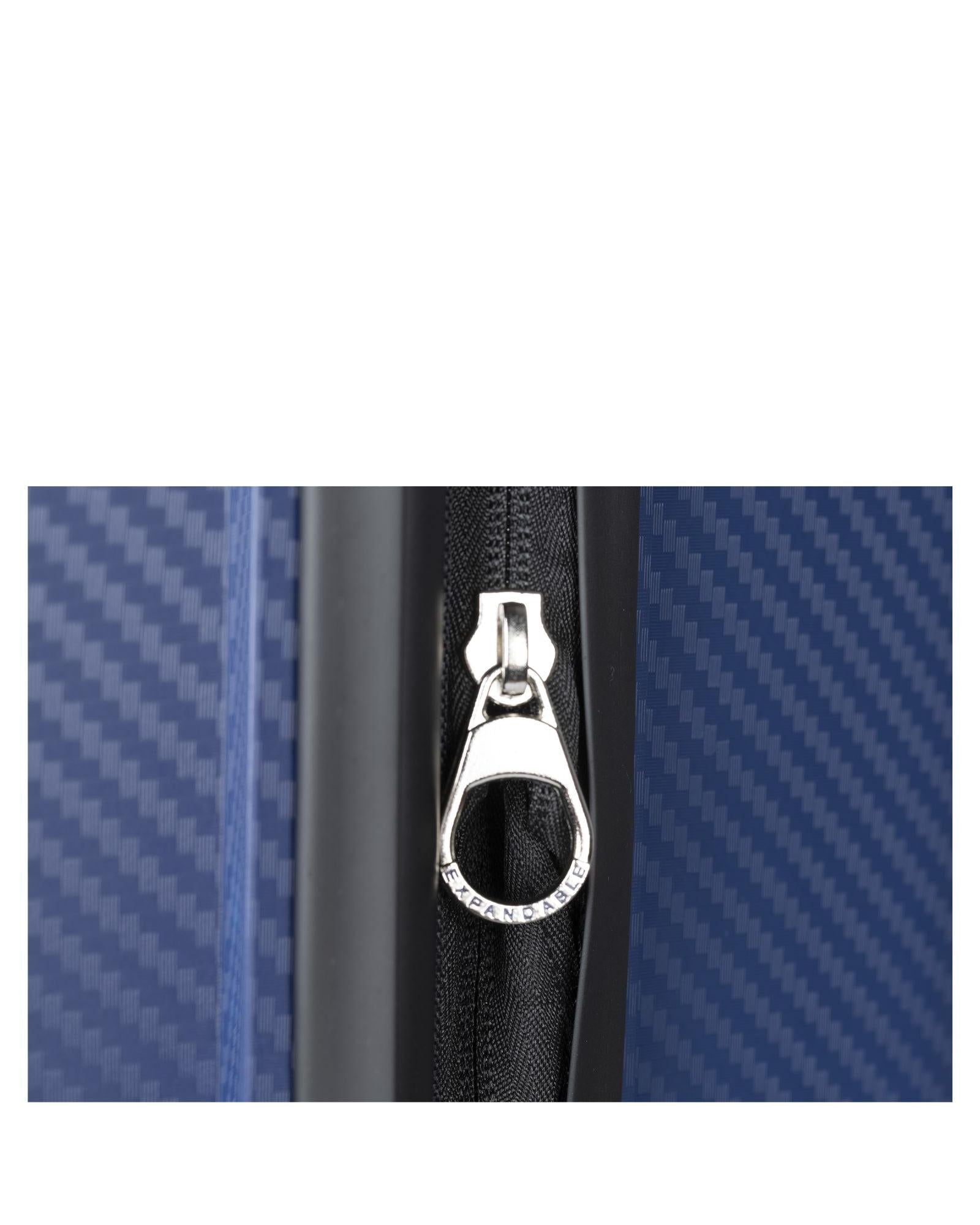 Delphin Verona Hardside Medium Spinner Suitcase - 68cm - Blue Image 8