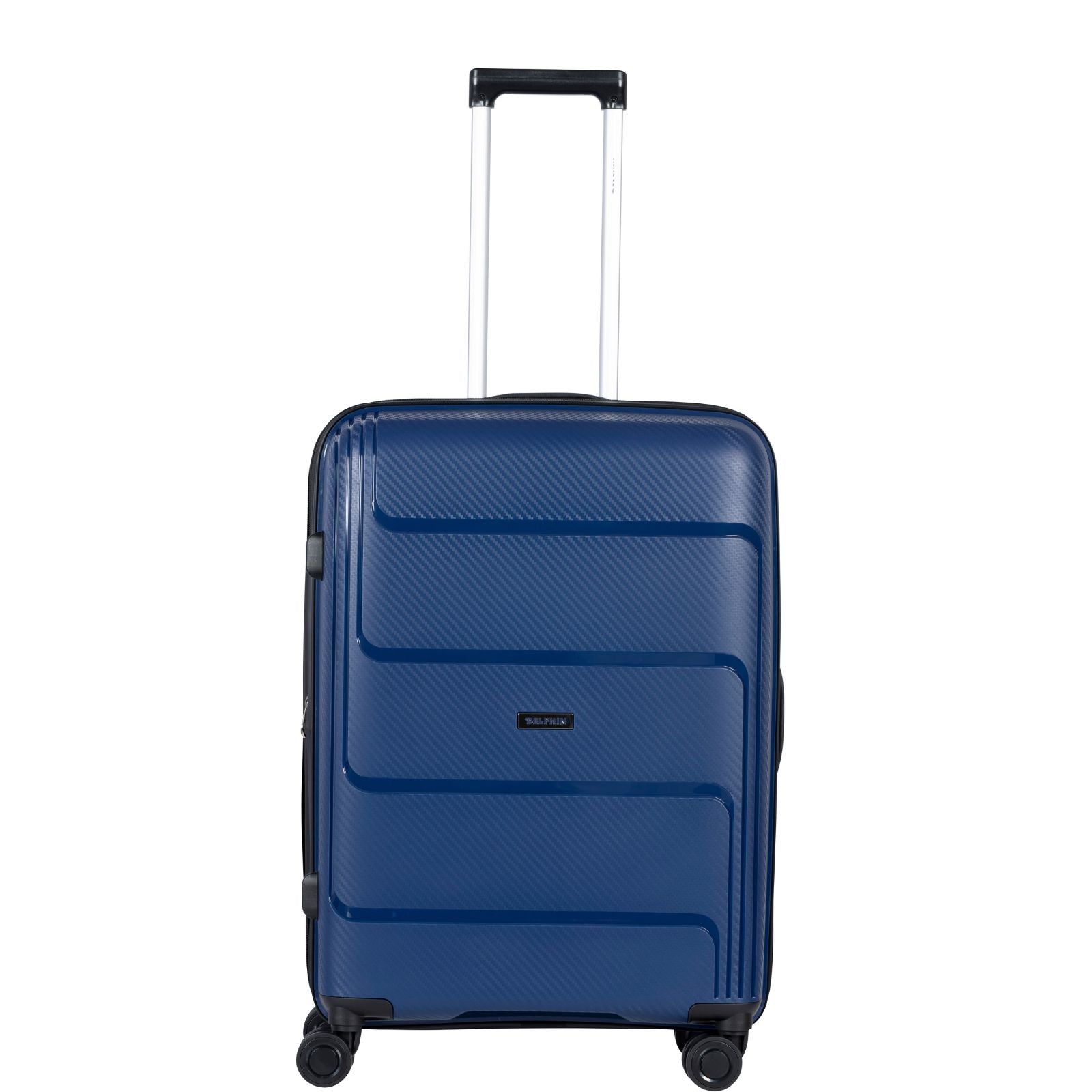 Delphin Verona Hardside Medium Spinner Suitcase - 68cm - Blue