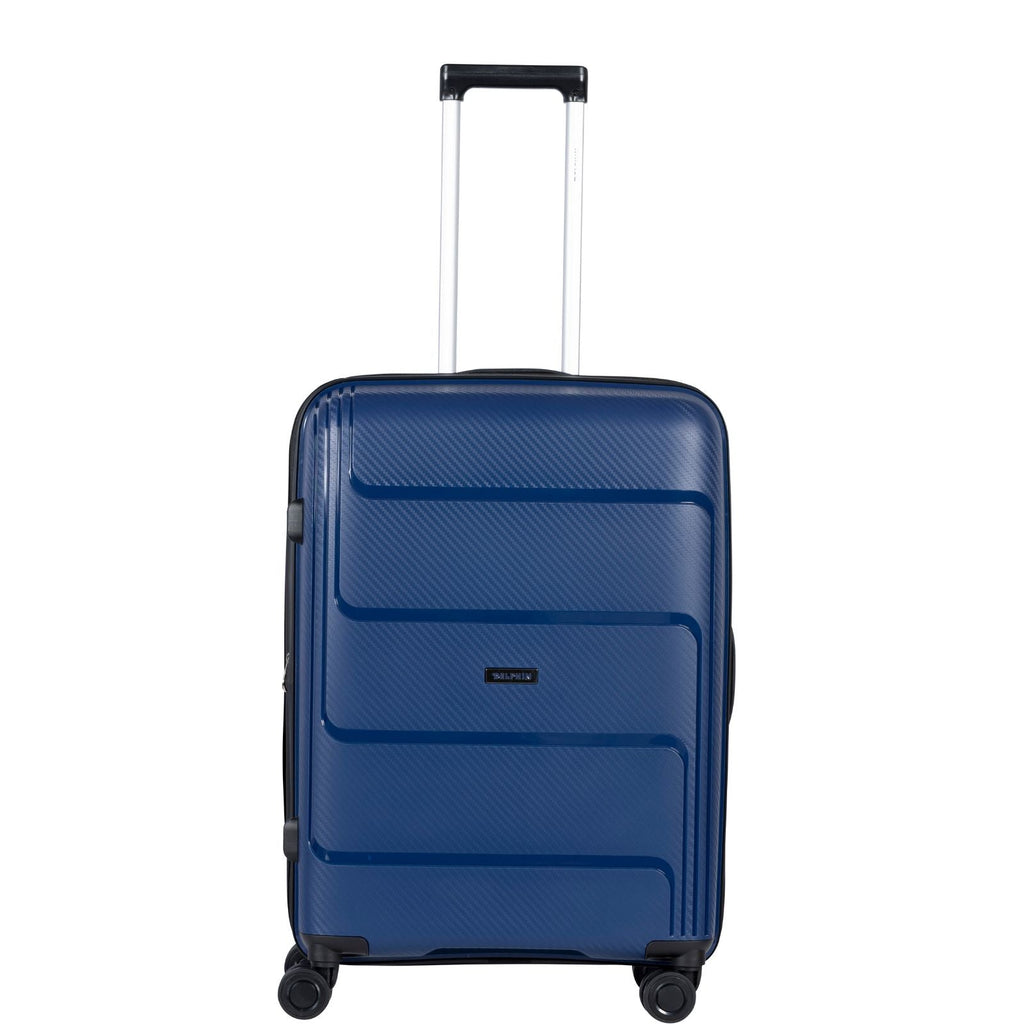 Delphin Verona Hardside 2-Piece Spinner Luggage Set - Medium & Carry-On - Blue