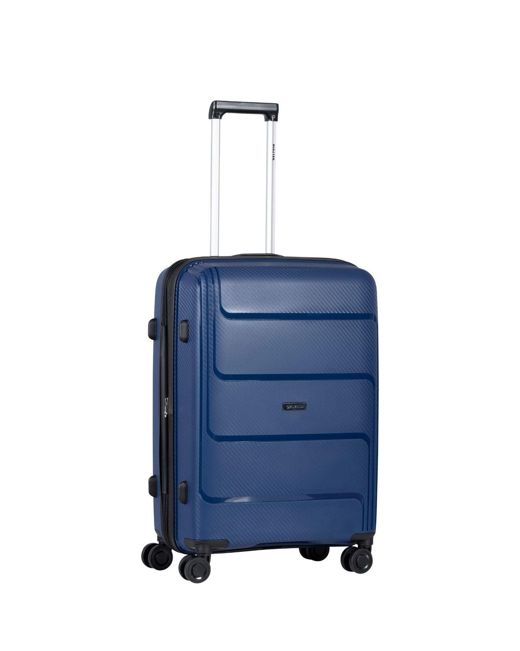 Delphin Verona Hardside Medium Spinner Suitcase - 68cm - Blue Front Left Image 3