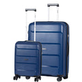 Delphin Verona Hardside 2-Piece Spinner Luggage Set - Large & Carry-On - Blue