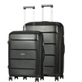 Delphin Verona Hardside 2-Piece Spinner Luggage Set - Large & Medium - Black