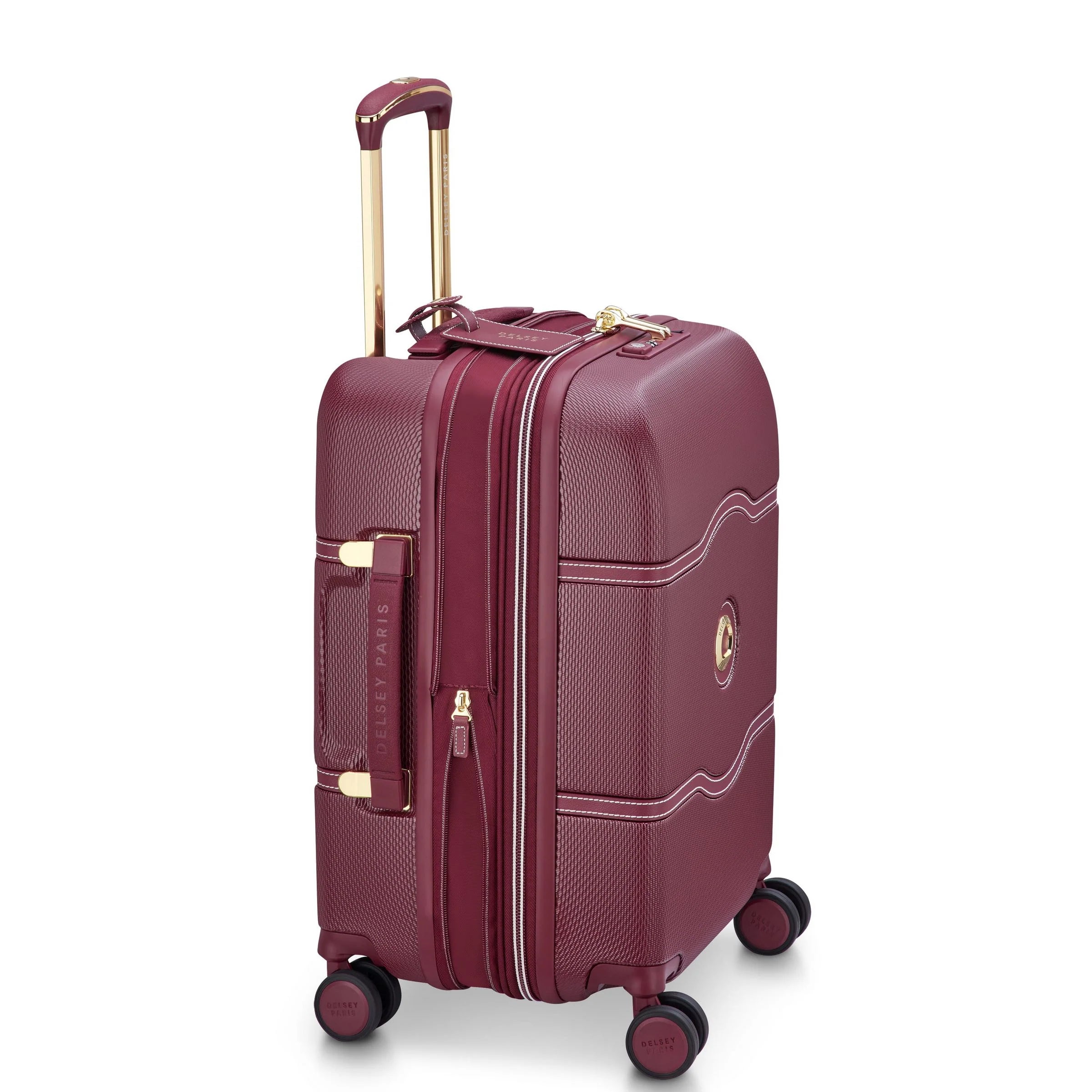Delsey Chatelet Air 2.0 Hardside Carry-On Spinner Suitcase - 55cm - Burgundy