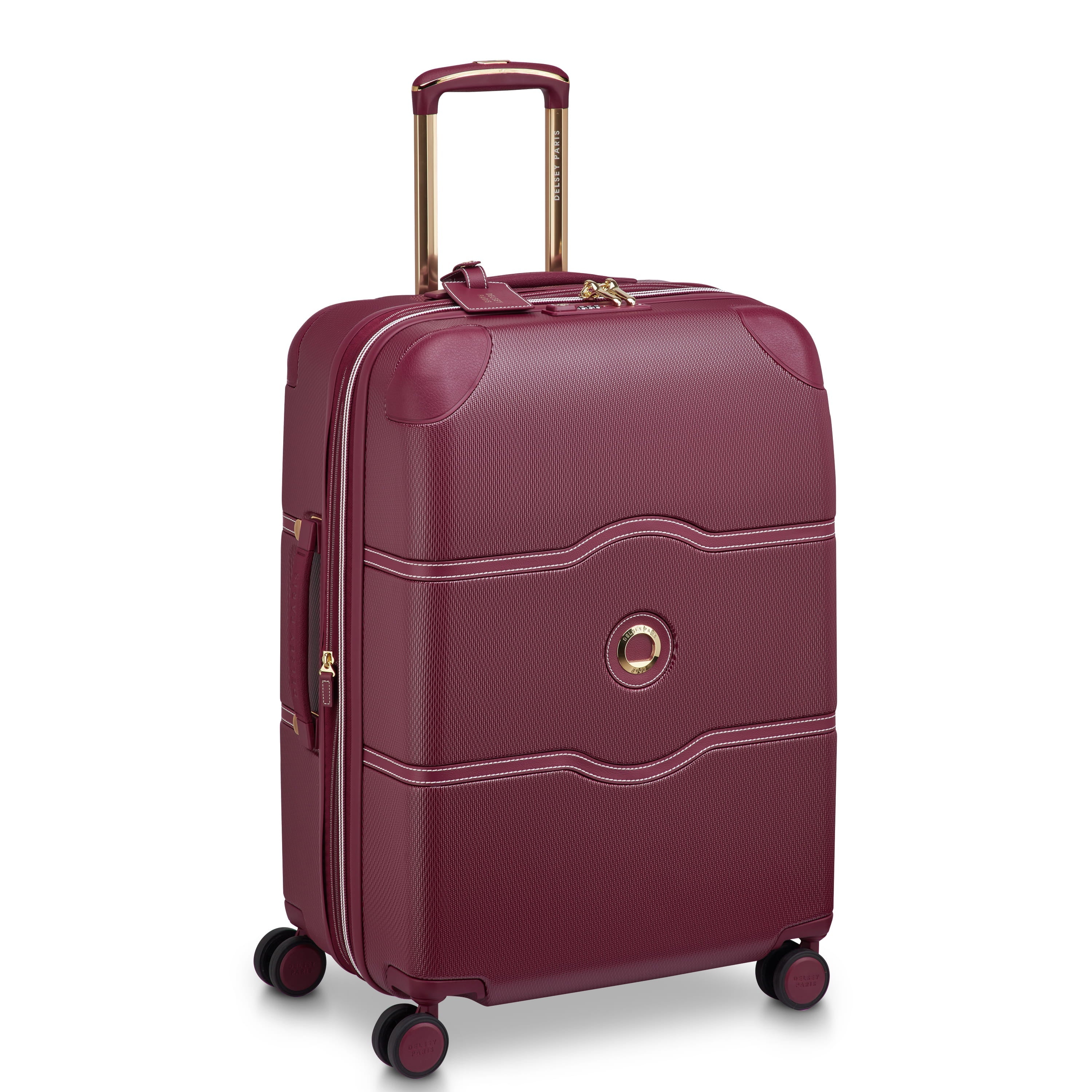 Delsey Chatelet Air 2.0 Hardside Medium Spinner Suitcase - 66cm - Burgundy