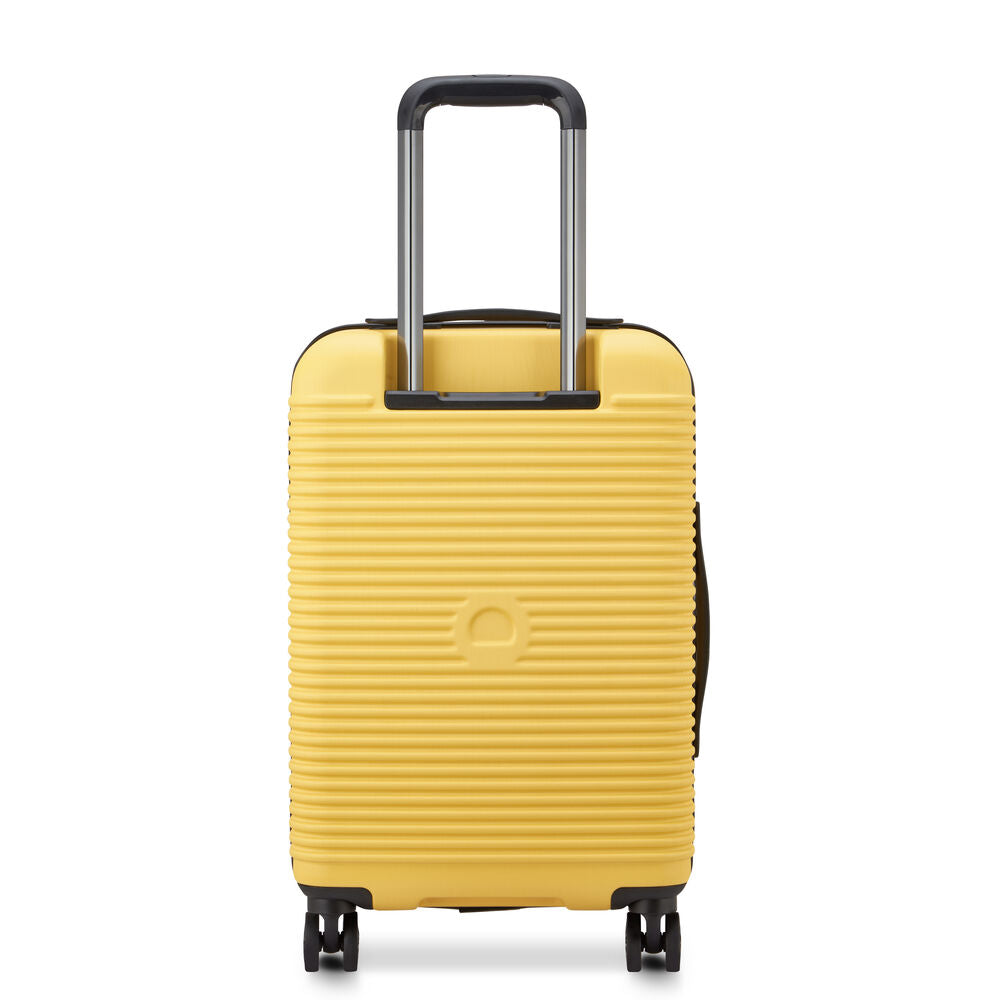 Delsey Freestyle Hardside Front Open Exp Carry-On Spinner Suitcase - 55cm - Yellow-5